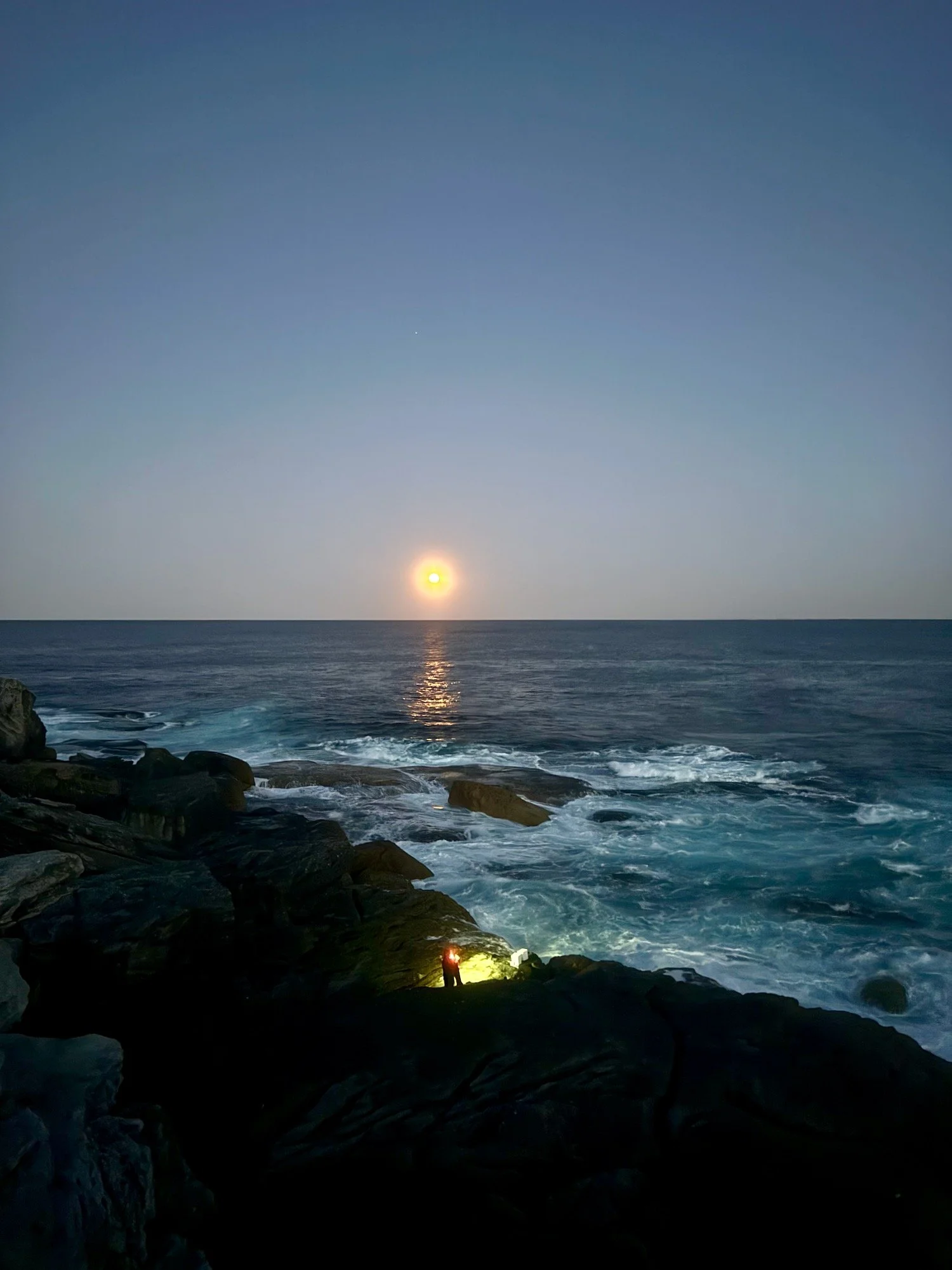Fishing by the Light of the Super Moon