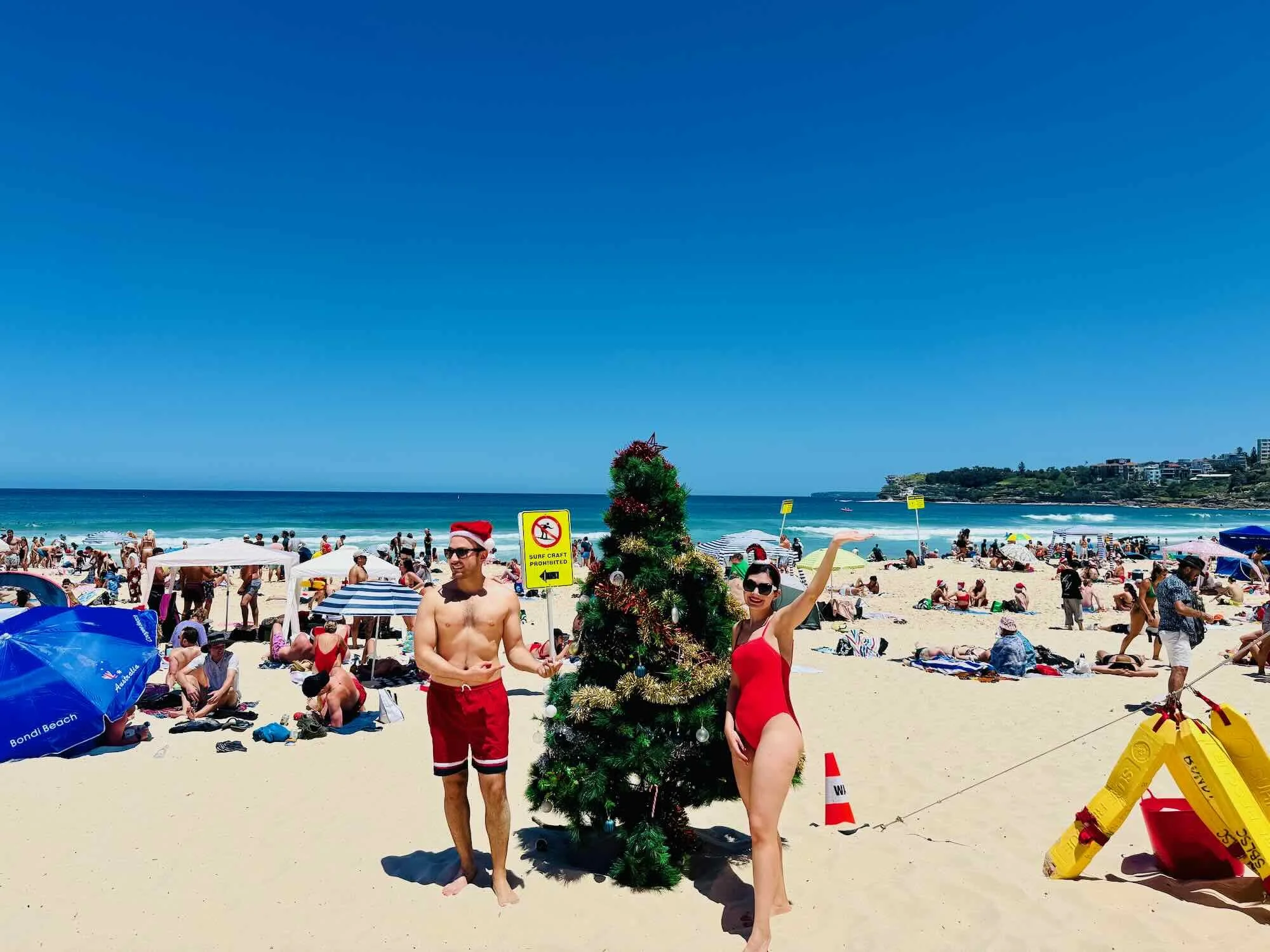 Christmas on Bondi Beach 