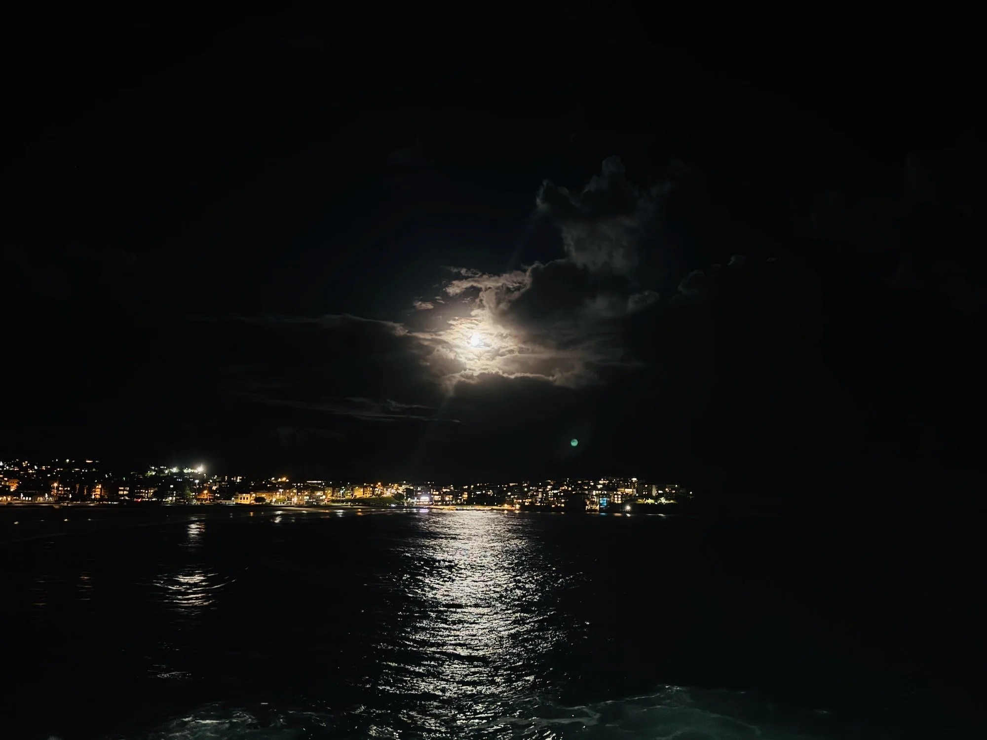 Very Nearly Full Moon