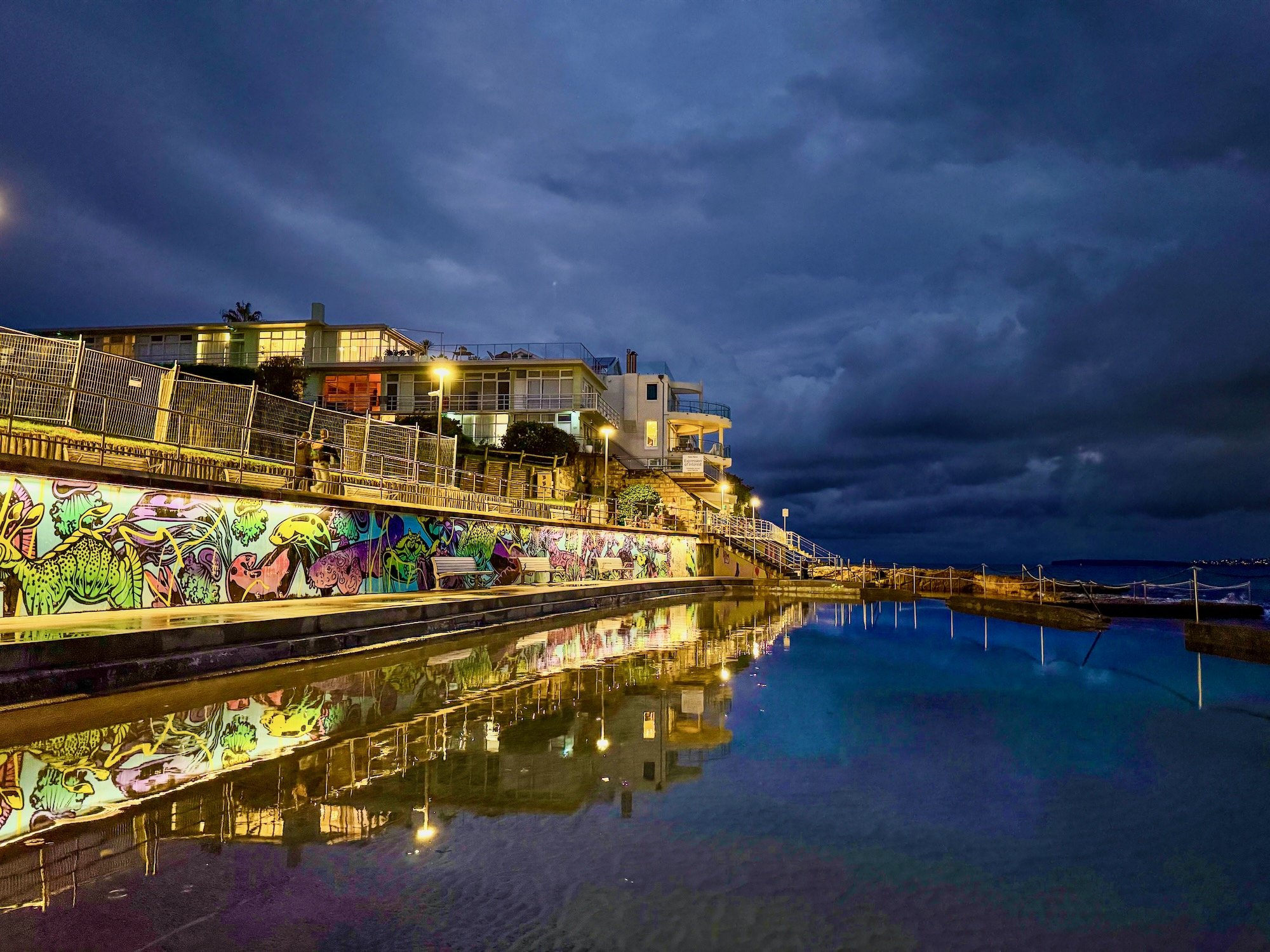 Children's Pool at Night