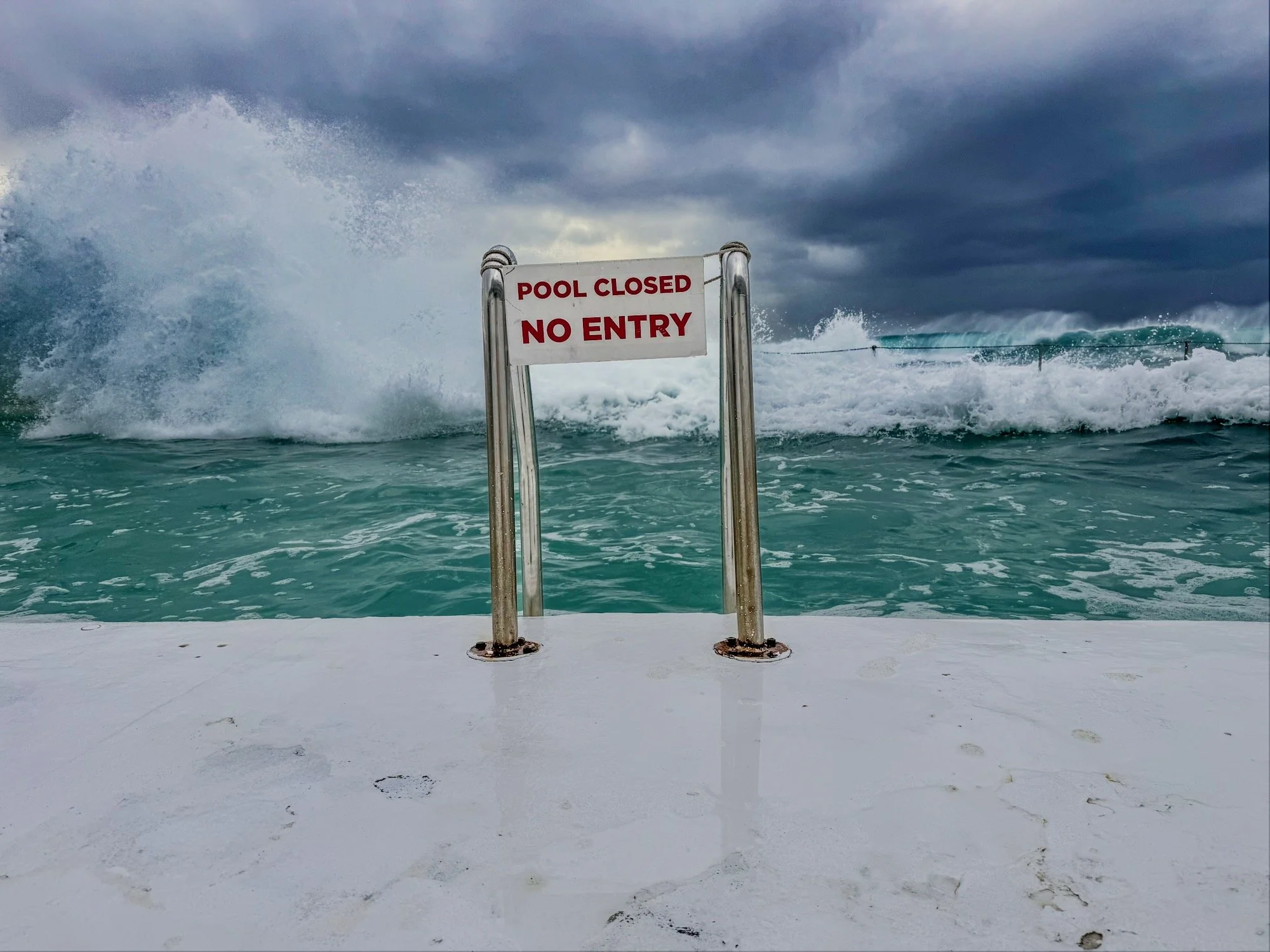 Pool Closed Yesterday