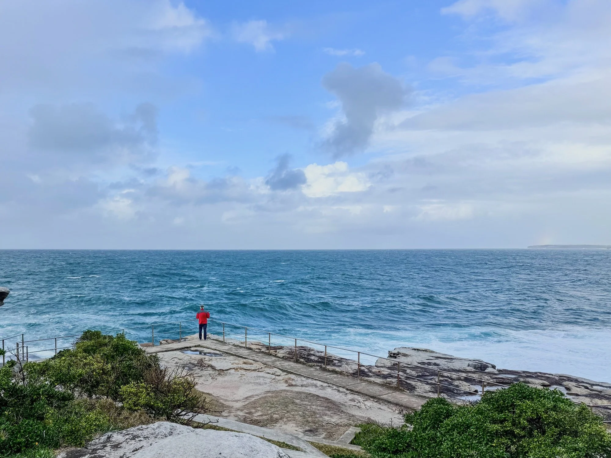 Red Coat at the Edge of the World