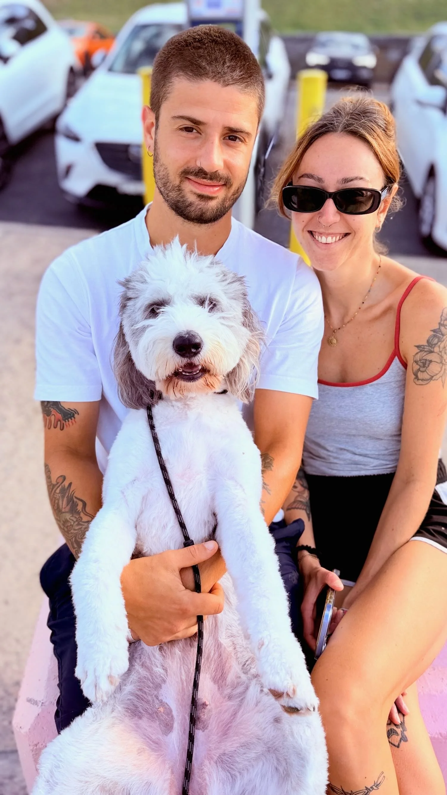 Simone Dal Cal, Cheyenne Prual and Gina