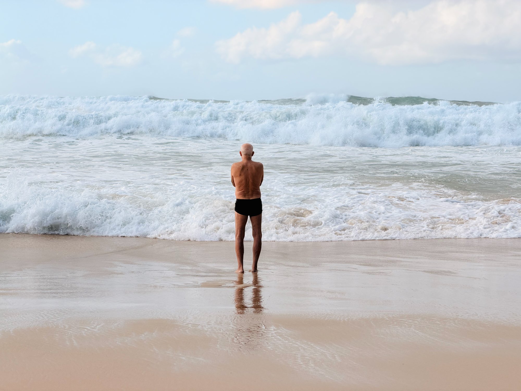 Man Contemplates Nature