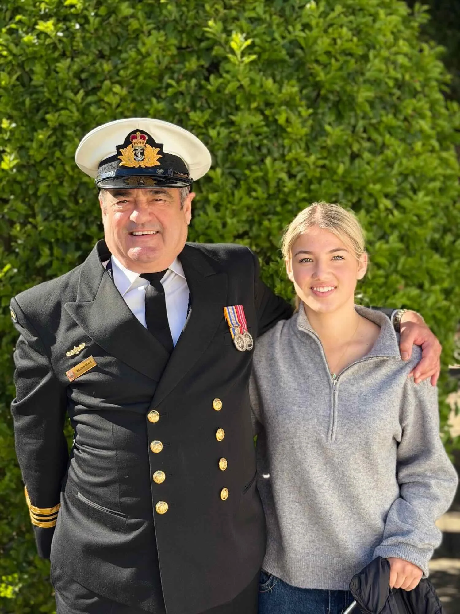 Lieutenant Commander Malcolm and Eva Gracie 