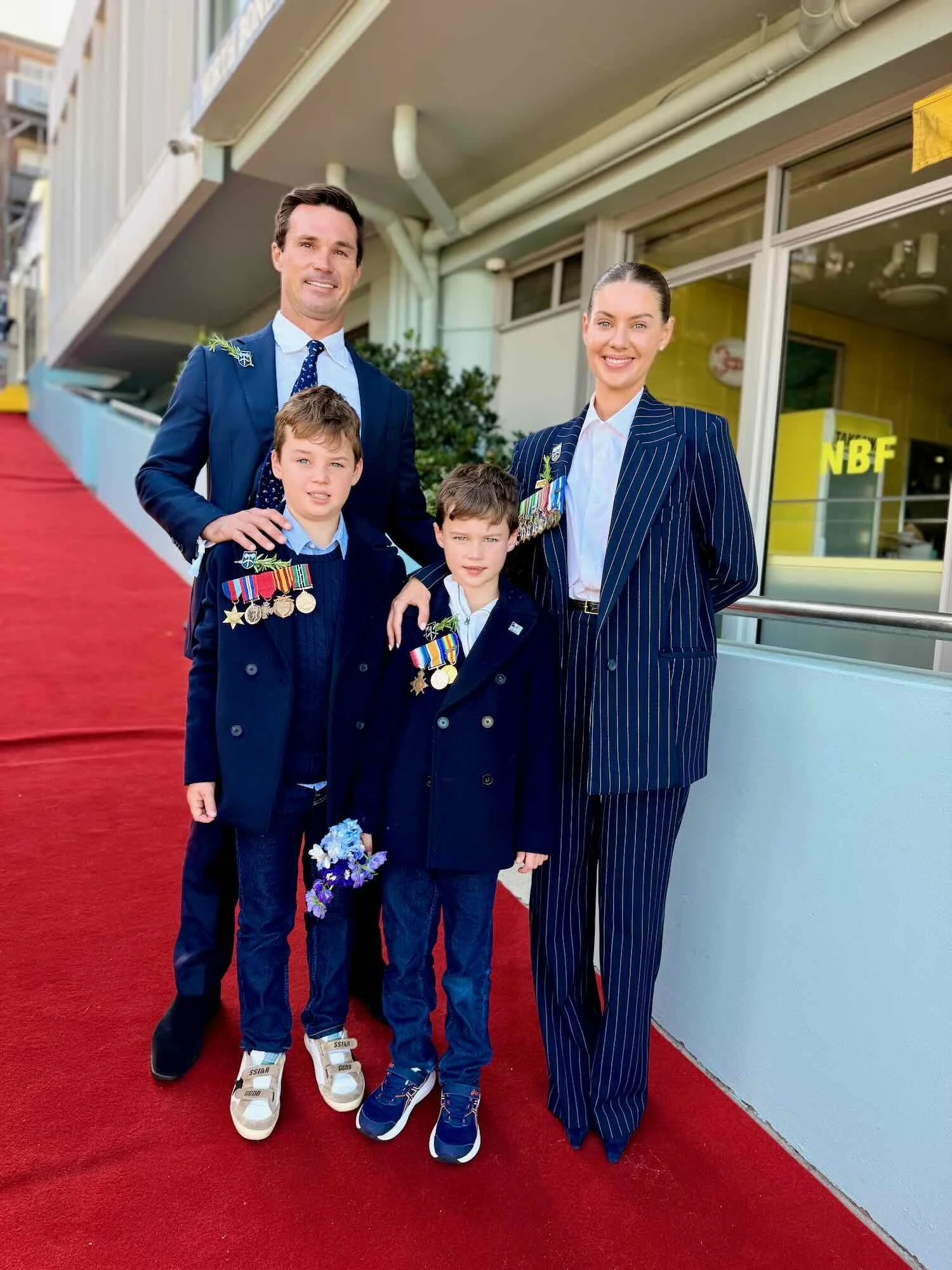 Tim, Archer, Oliver and Elizabeth