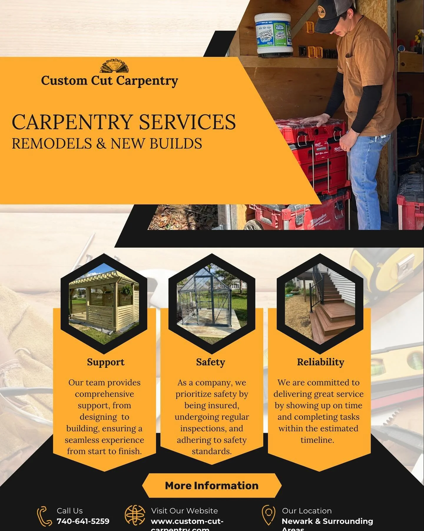 Don&rsquo;t wait until next summer to add a new addition to your home! Enjoy one now🌤️
📞 740-641-5259
📧 Customcutcarpentry2022@gmail.com

#deckbuilding #pergola #carpentry