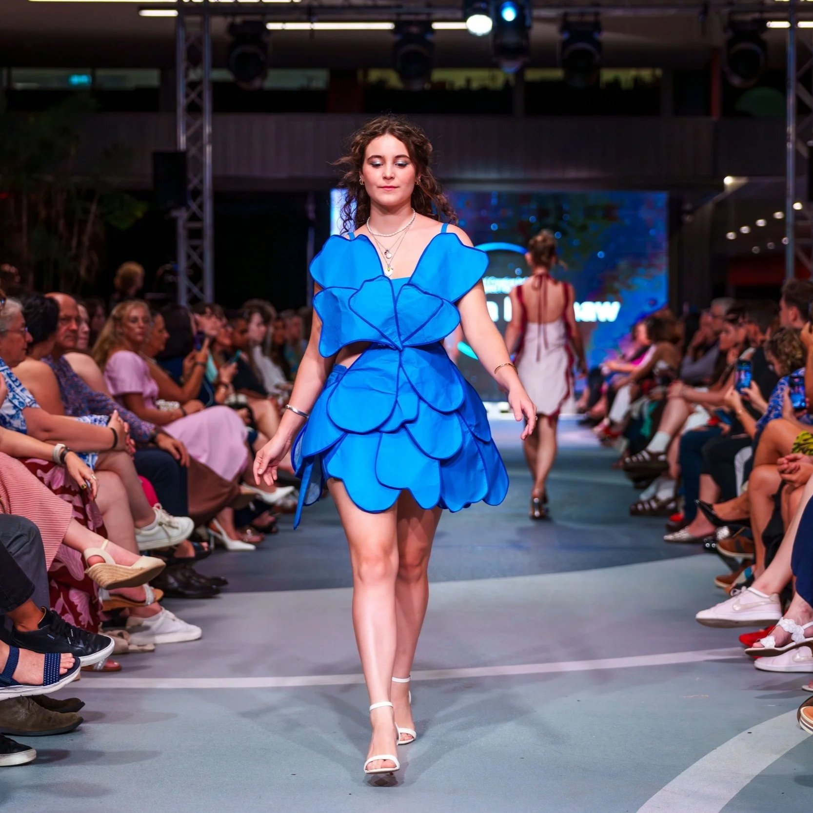 Inspired by Mediterranean travels, Bec Balshaw’s resort collection is designed for confident, chic young women. With floral elements and beaded details, her garments uplift and celebrate the female physique.

Image provided by designer