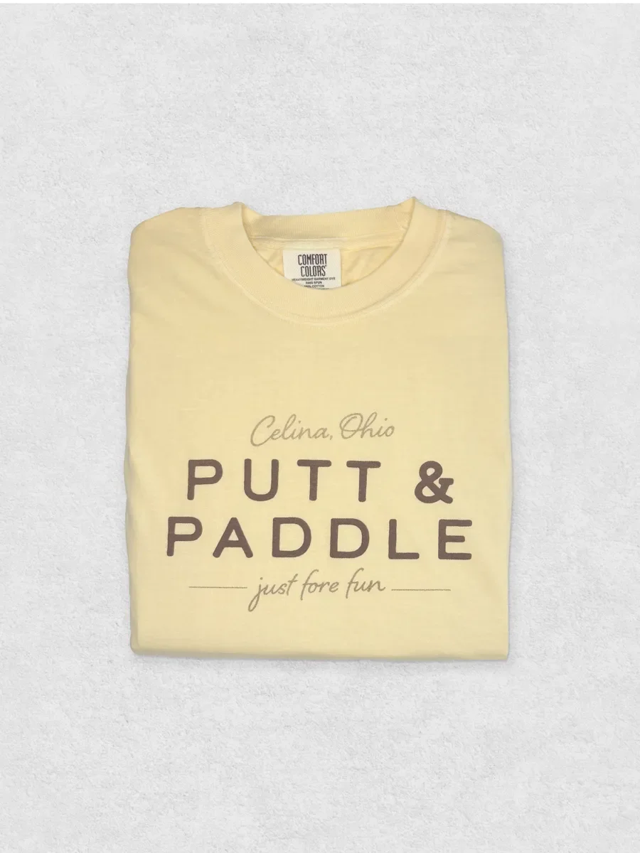 Putt and Paddle Vintage Tee