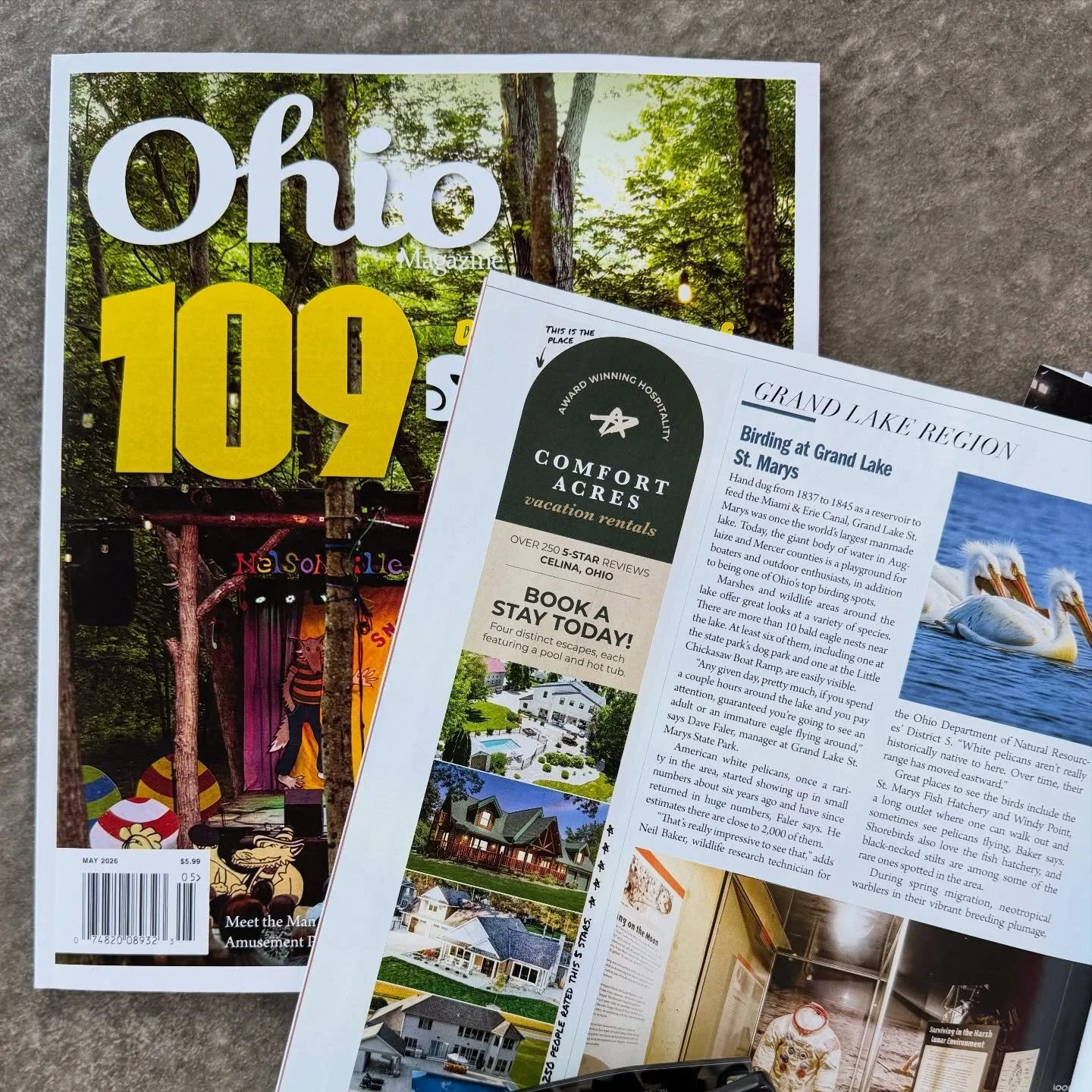 Seeing Comfort Acres in Ohio Magazine feels a little surreal and a whole lot exciting. 

What started as an idea (and a lot of hard work behind the scenes) is now something we get to share with even more people.

If you&rsquo;ve stayed with us, suppo