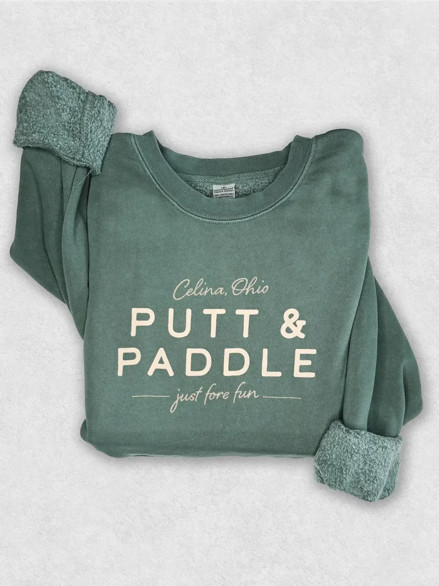 Putt and Paddle Vintage Crewneck