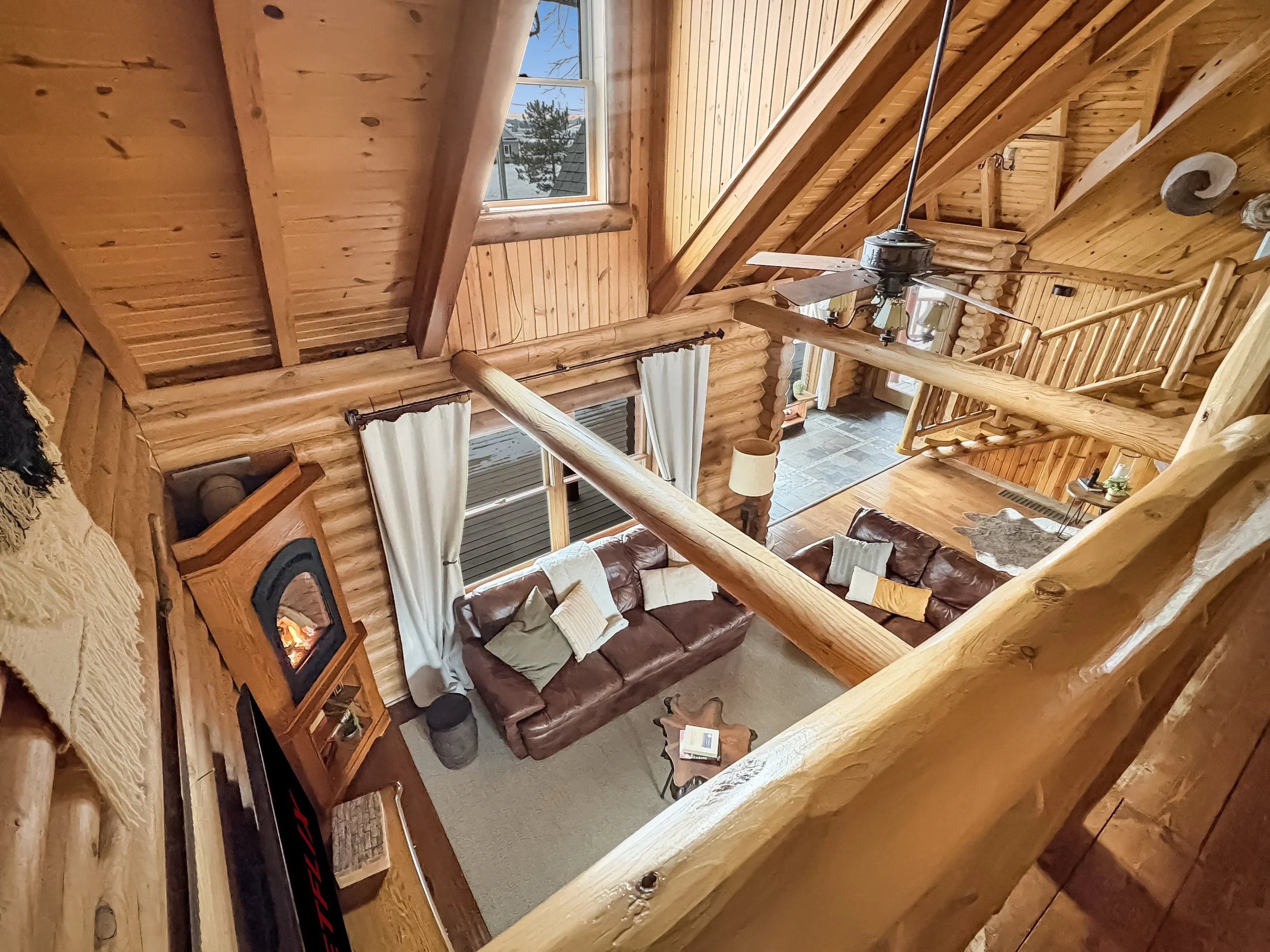 Living Room with fireplace view from second story.jpg