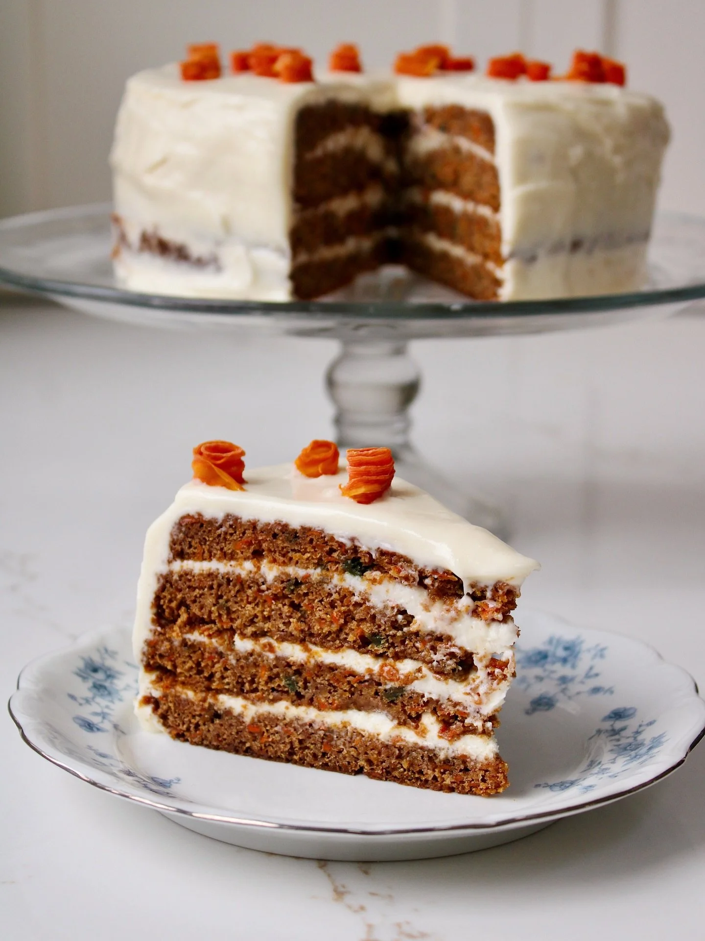 Warm spice, silky brown butter cream cheese frosting, and just the right crunch. Our carrot cake is the perfect show stopper on any Easter table. Pre-order by this Sunday March 29th. Local pick-ups only. #carrotcake #drsorders #fairfieldcounty