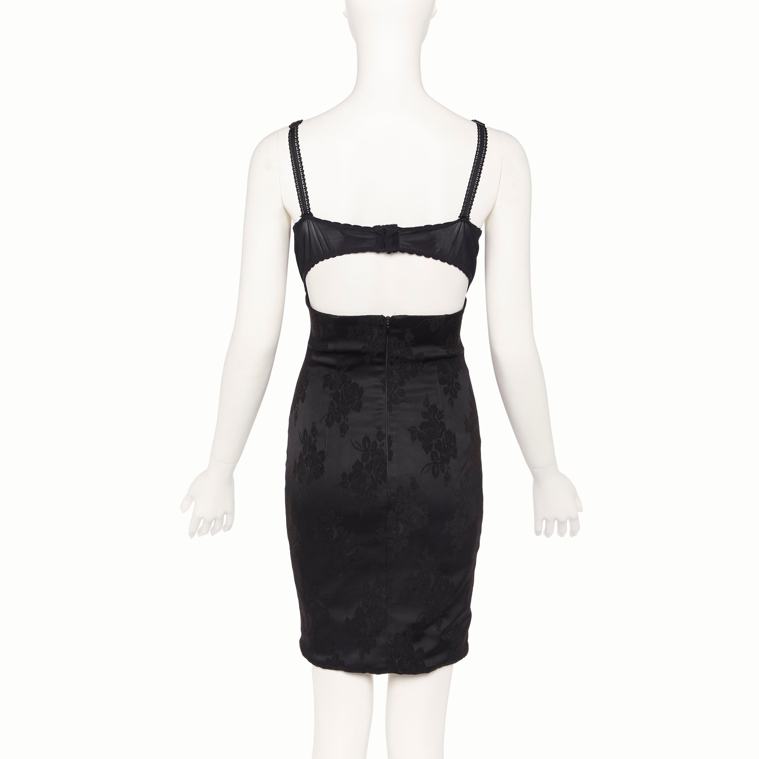 Dolce+%26+Gabbana+1990s+Black+Exposed+Bra+Floral+Dress_+1.jpg