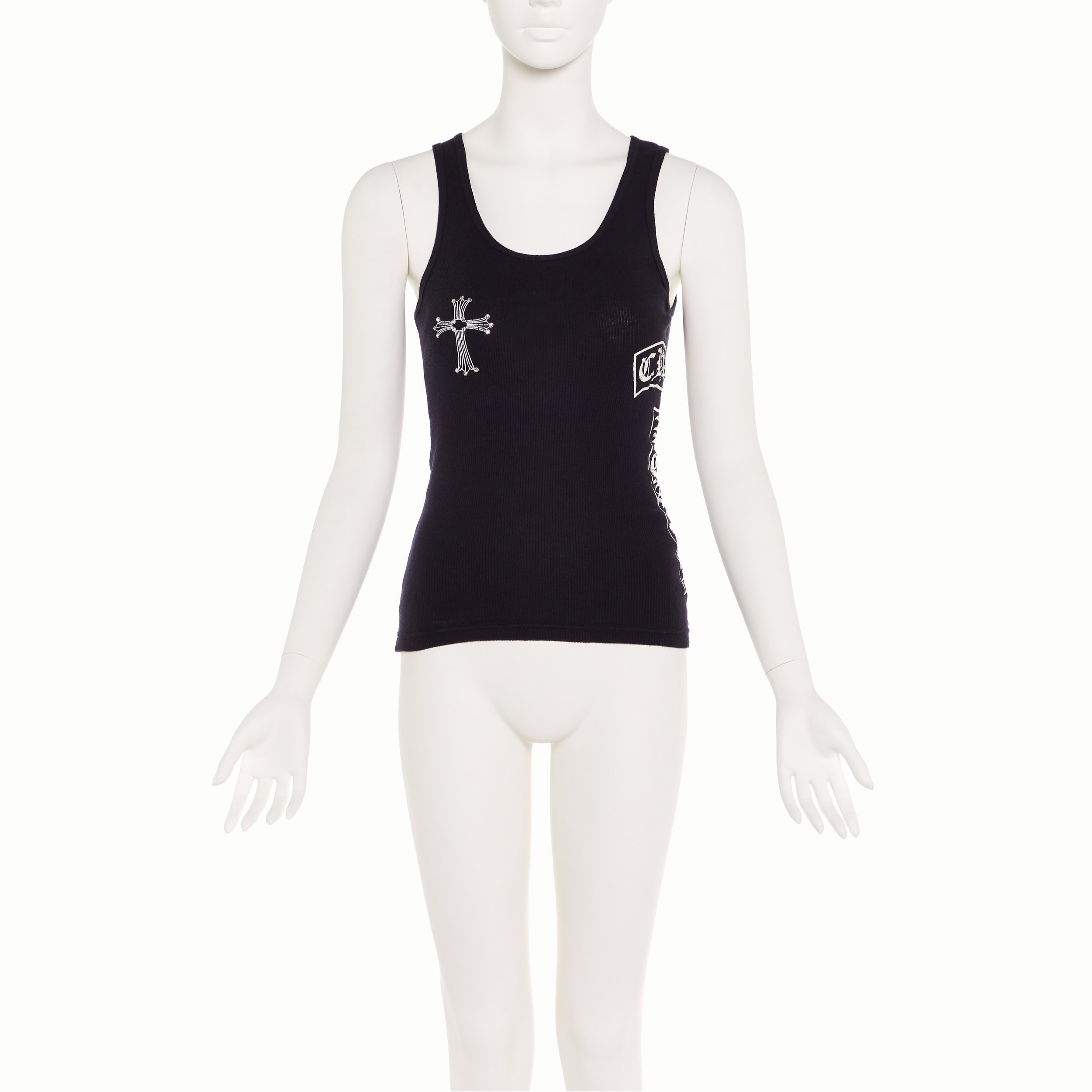 Chrome+Hearts+1990s+Black+Ribbed+Swarovski+Crystal+Side+Logo+Tank+Top_.jpg