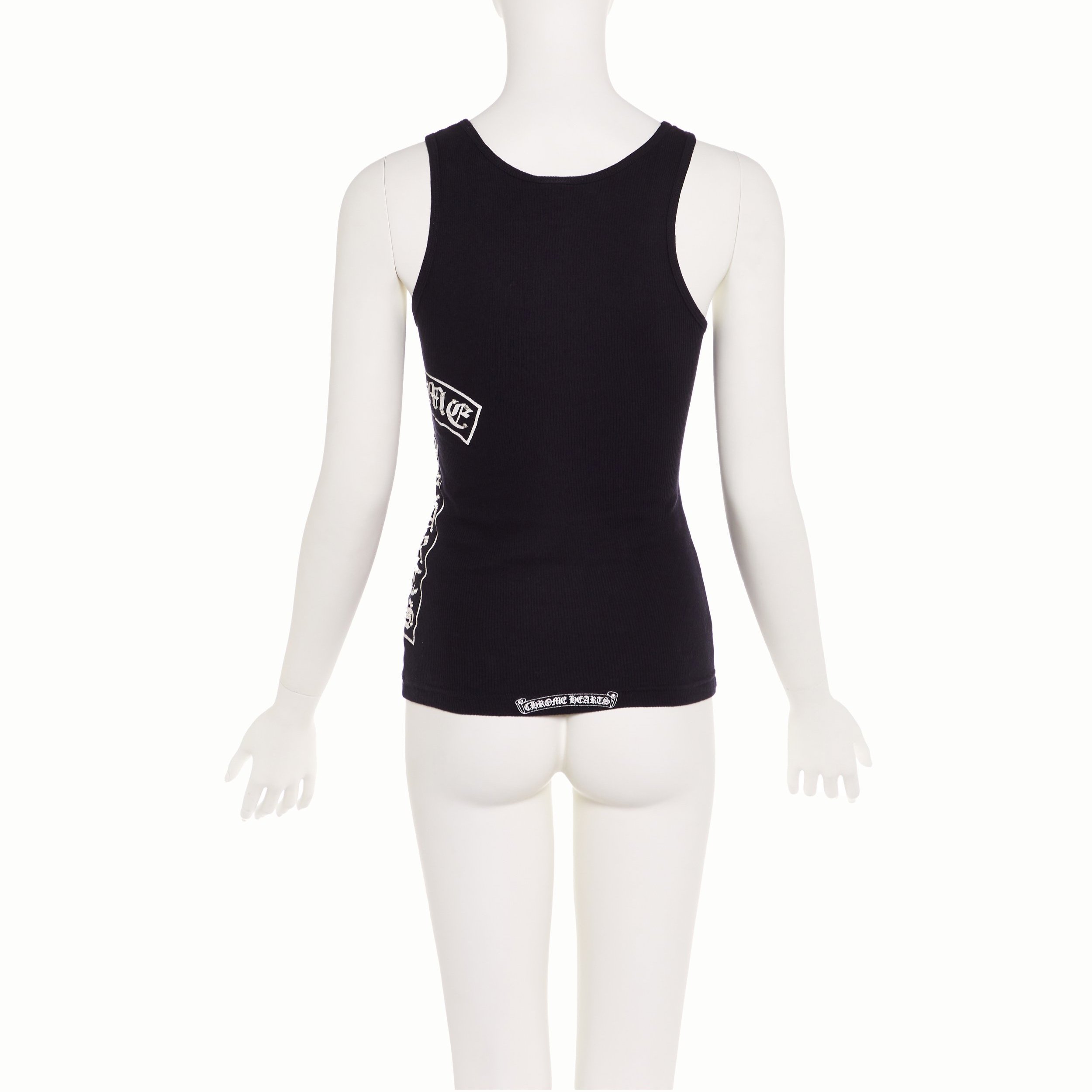 Chrome+Hearts+1990s+Black+Ribbed+Swarovski+Crystal+Side+Logo+Tank+Top_+7.jpg