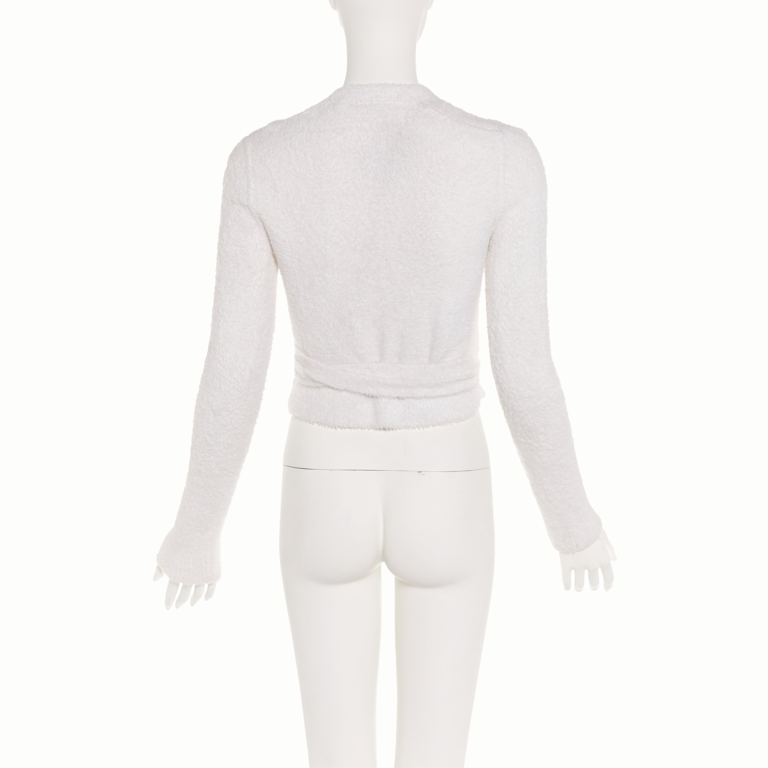 Azzedine+Ala%C3%AFa+1990s+White+Fuzzy+Wrap+Top_+2.jpg