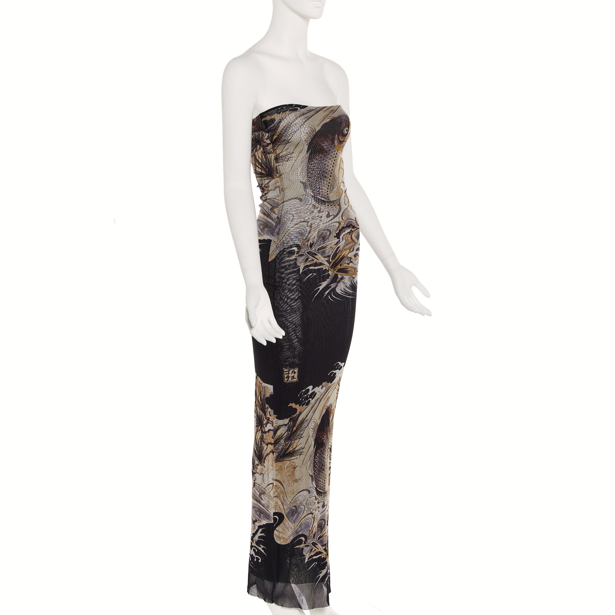Jean+Paul+Gaultier+Mesh+Koi+Fish+Print+Maxi+Dress_+1.jpg