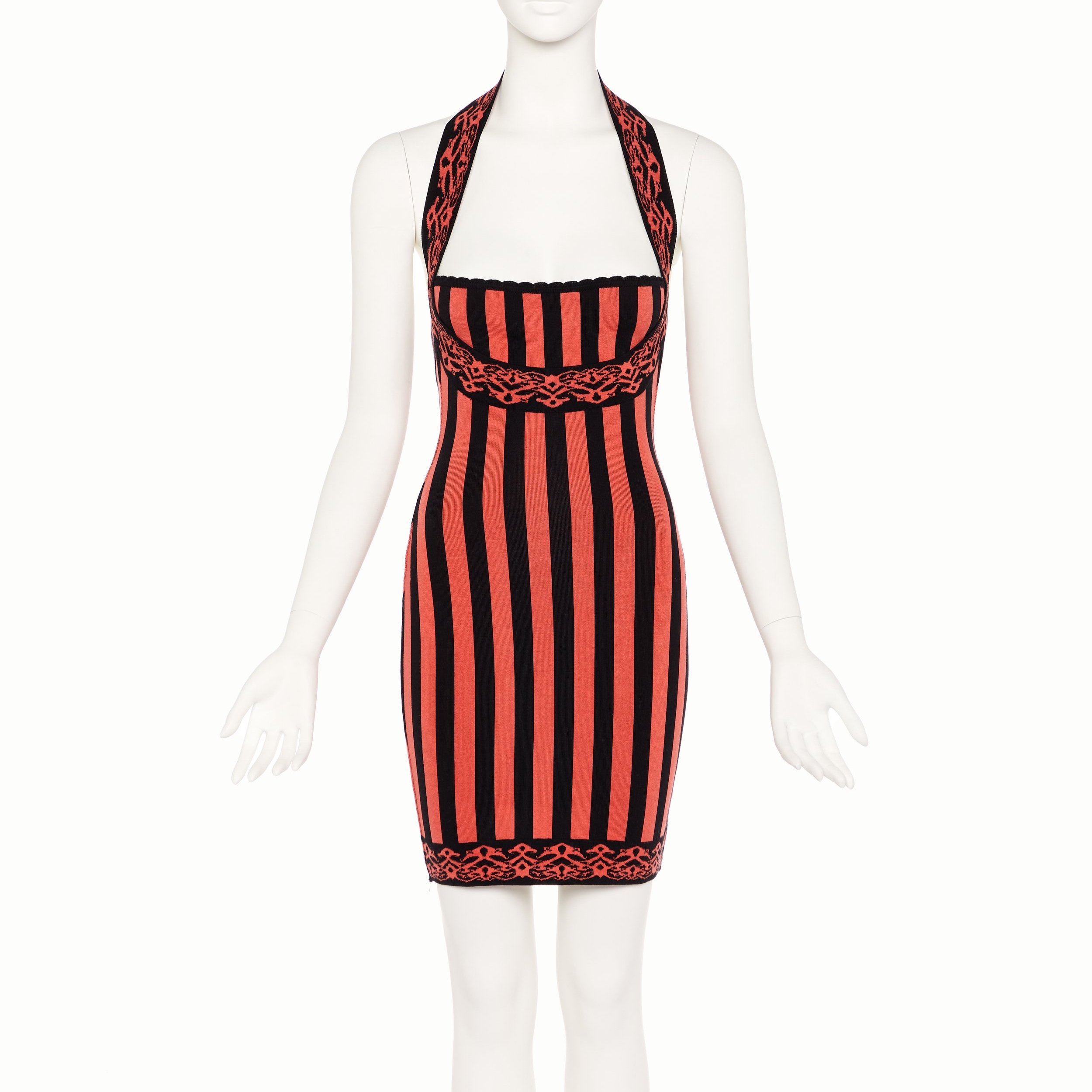 Azzedine+Ala%C3%AFa+SS+1992+Red+and+Black+Striped+Halterneck+Dress_.jpg