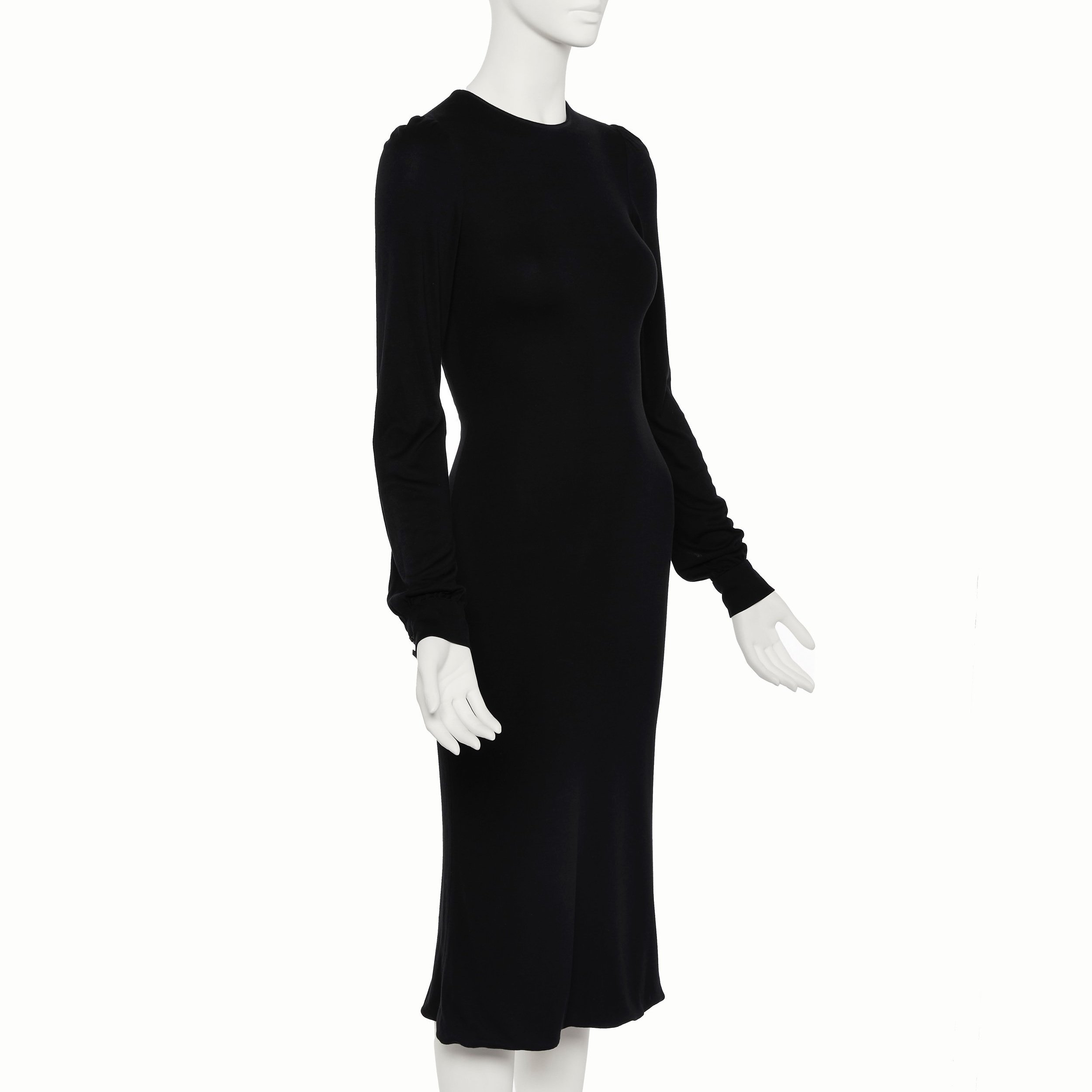 Alexander McQueen Fall Winter 2005 Hitchcock Black Dress