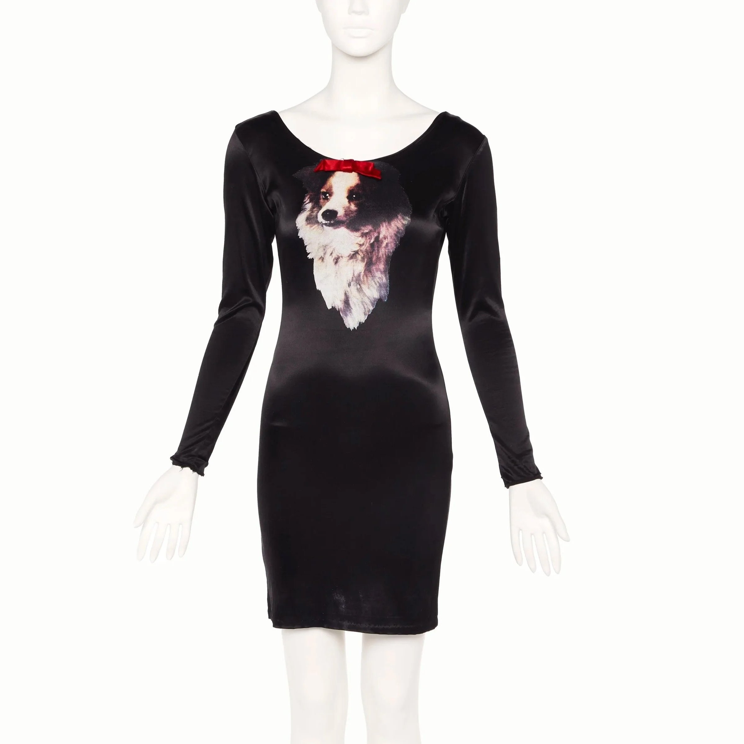 Vivienne Westwood F/W 1992 Always on Camera Dog Print Dress