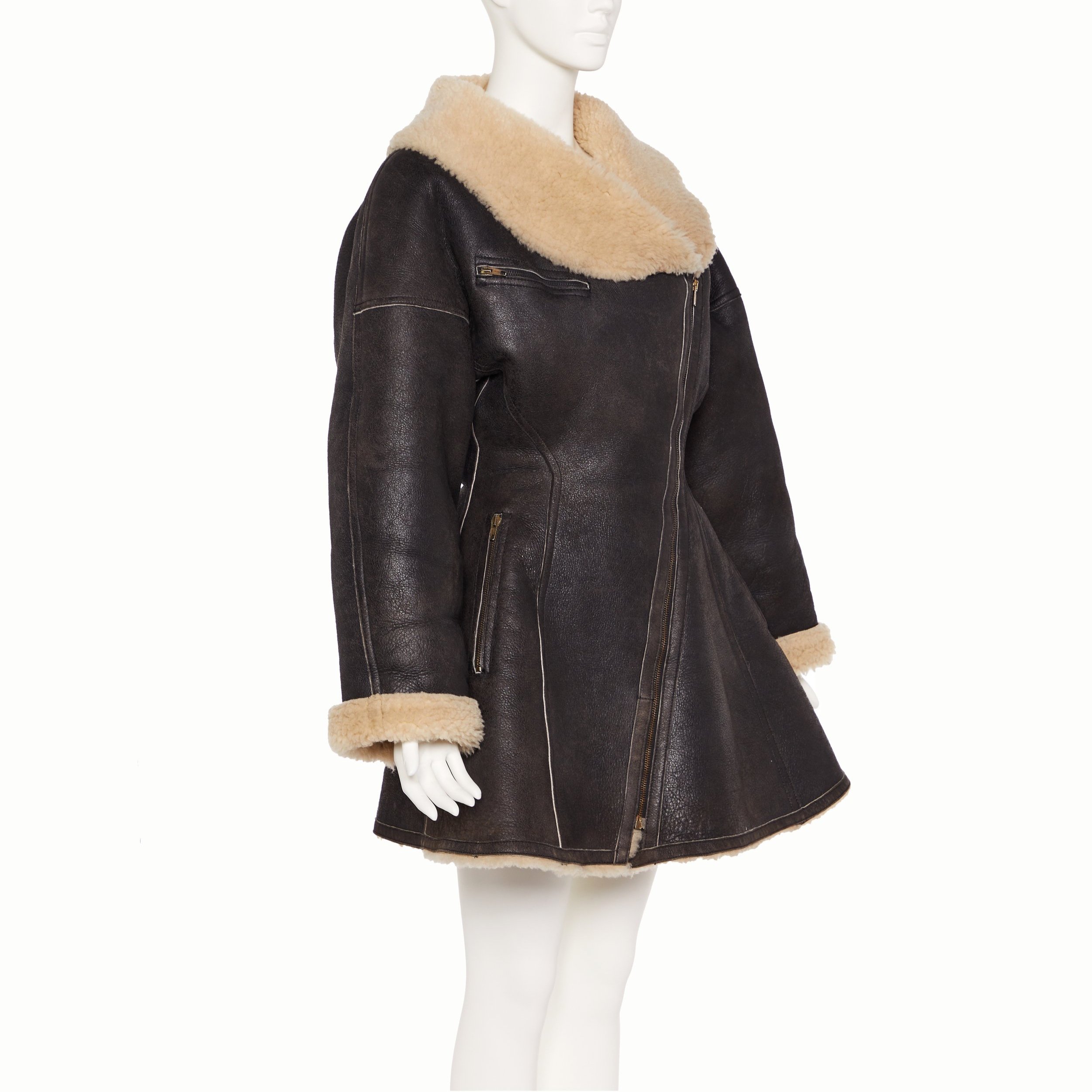 Azzedine+Ala%C3%AFa+1987+Brown+Shearling+Shawl+Collar+Coat_+4.2jpg.jpg