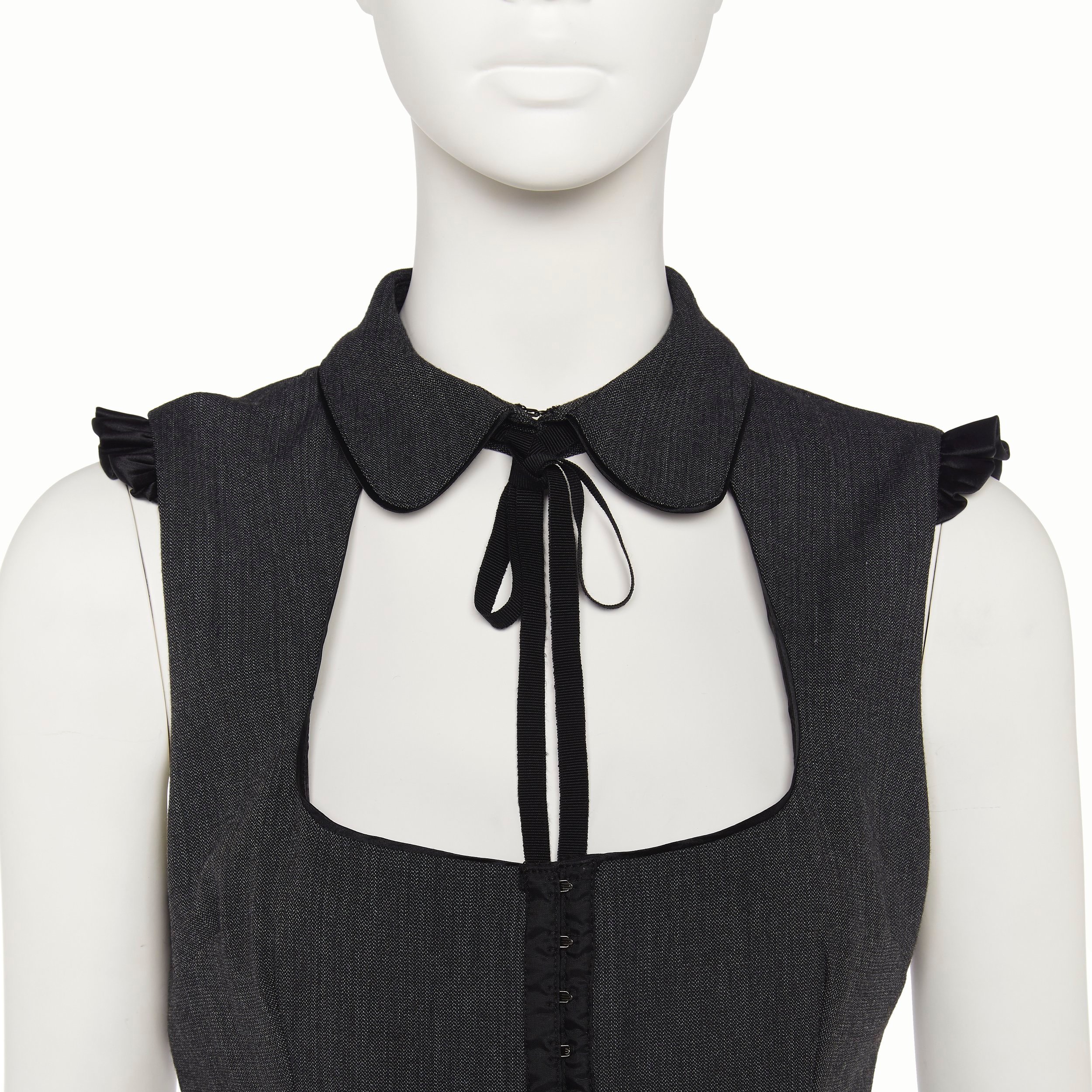 Dolce+%26+Gabbana+Grey+Peter+Pan+Collar+Sheath+Dress_+2.jpg