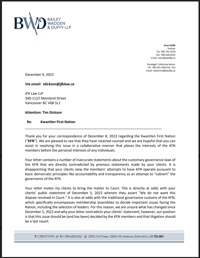 A response to Marilyn Gabriel