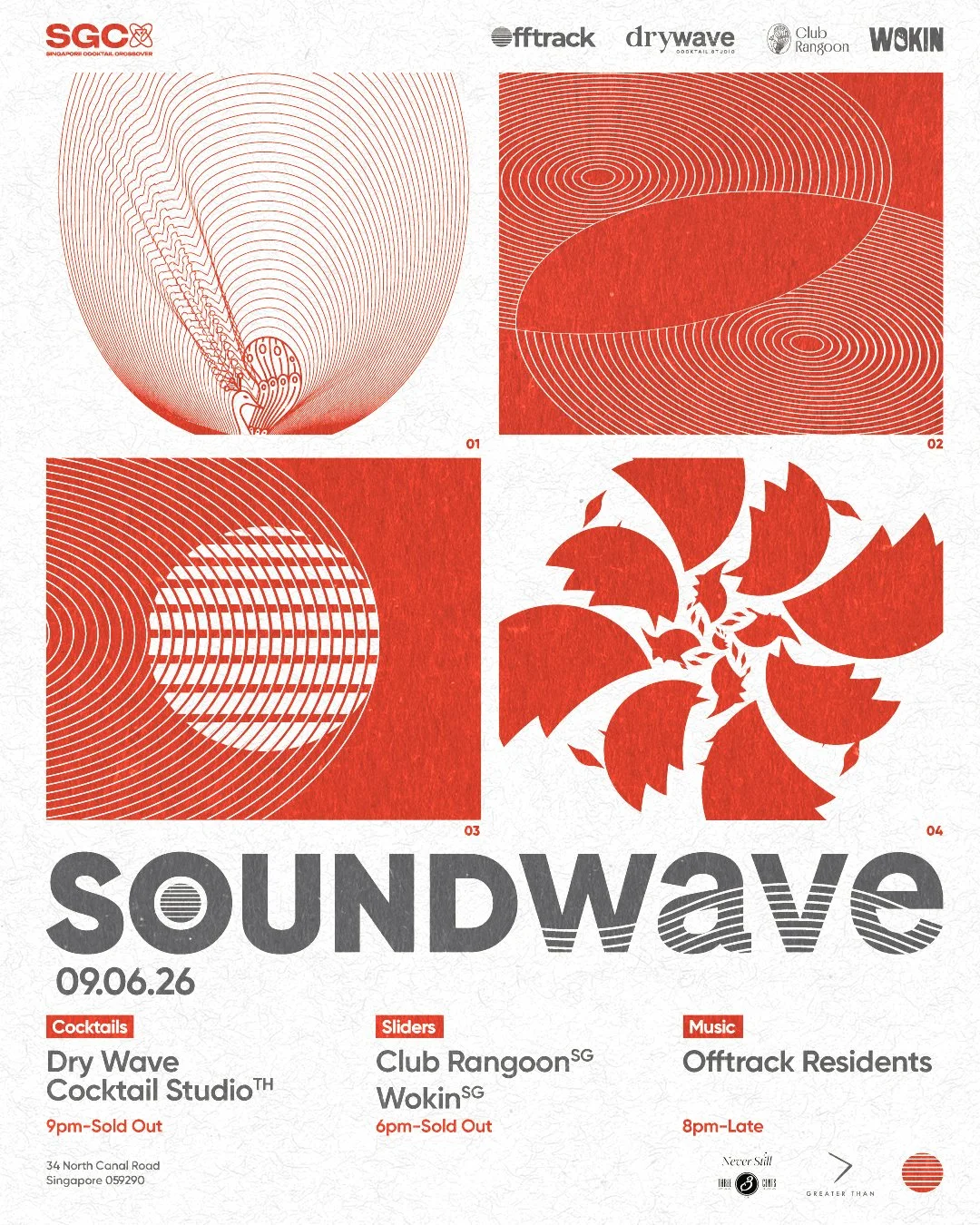 Guest Shift: SGCX 2026 - Dry Wave Cocktail Studio(TH), Club Rangoon, Wokin