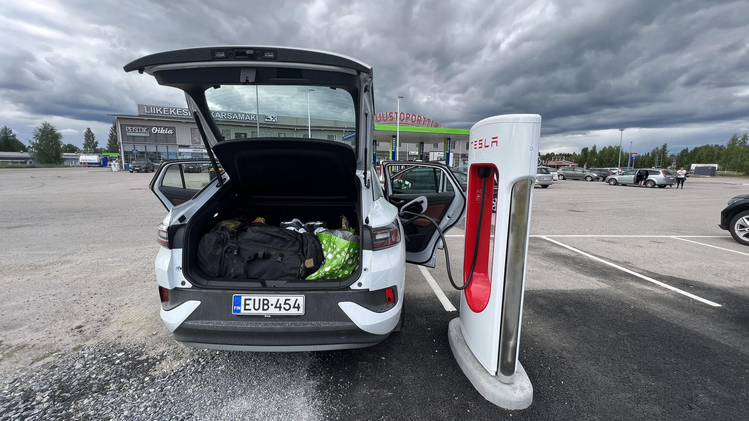 Min första längre bilresa med elbil