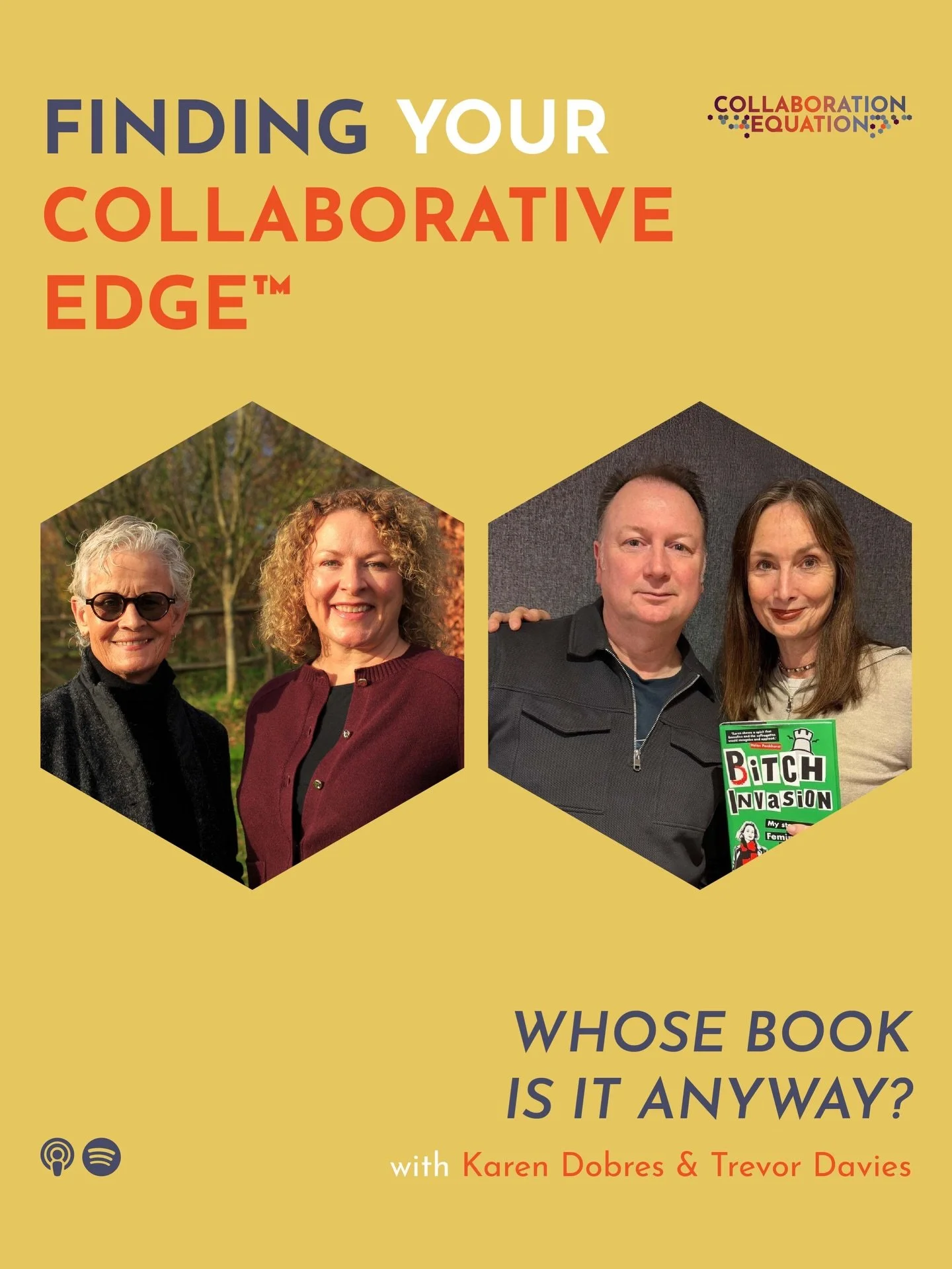 Whose Book is it Anyway?

Before the book, there was the pitch.

Not the football pitch. The moment when Karen Dobres (@karendobres) and Trevor Davies (@trevvydavies) each had to make the case to the other, and decided to trust.

In Episode 10 of Fin