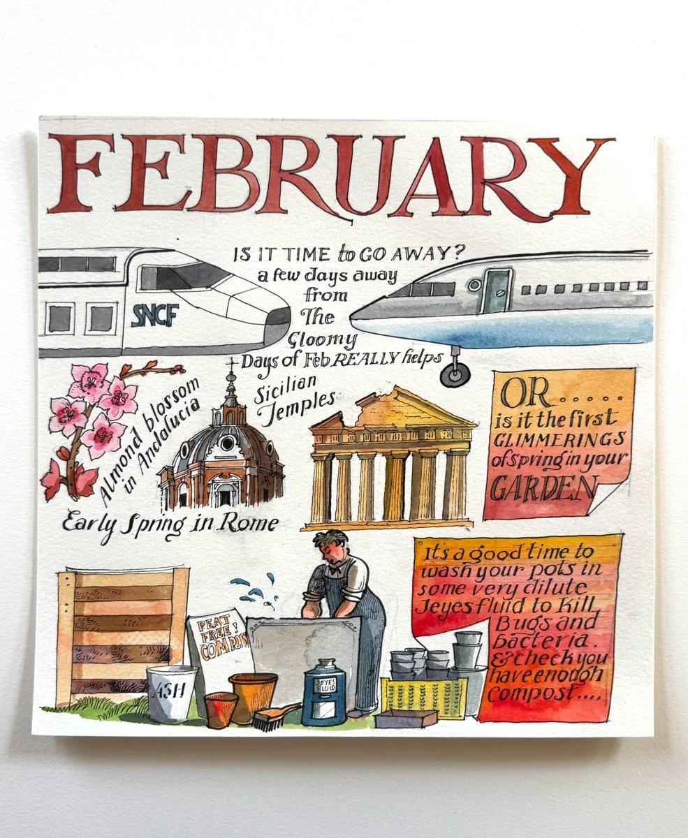 February - Calendar Artwork