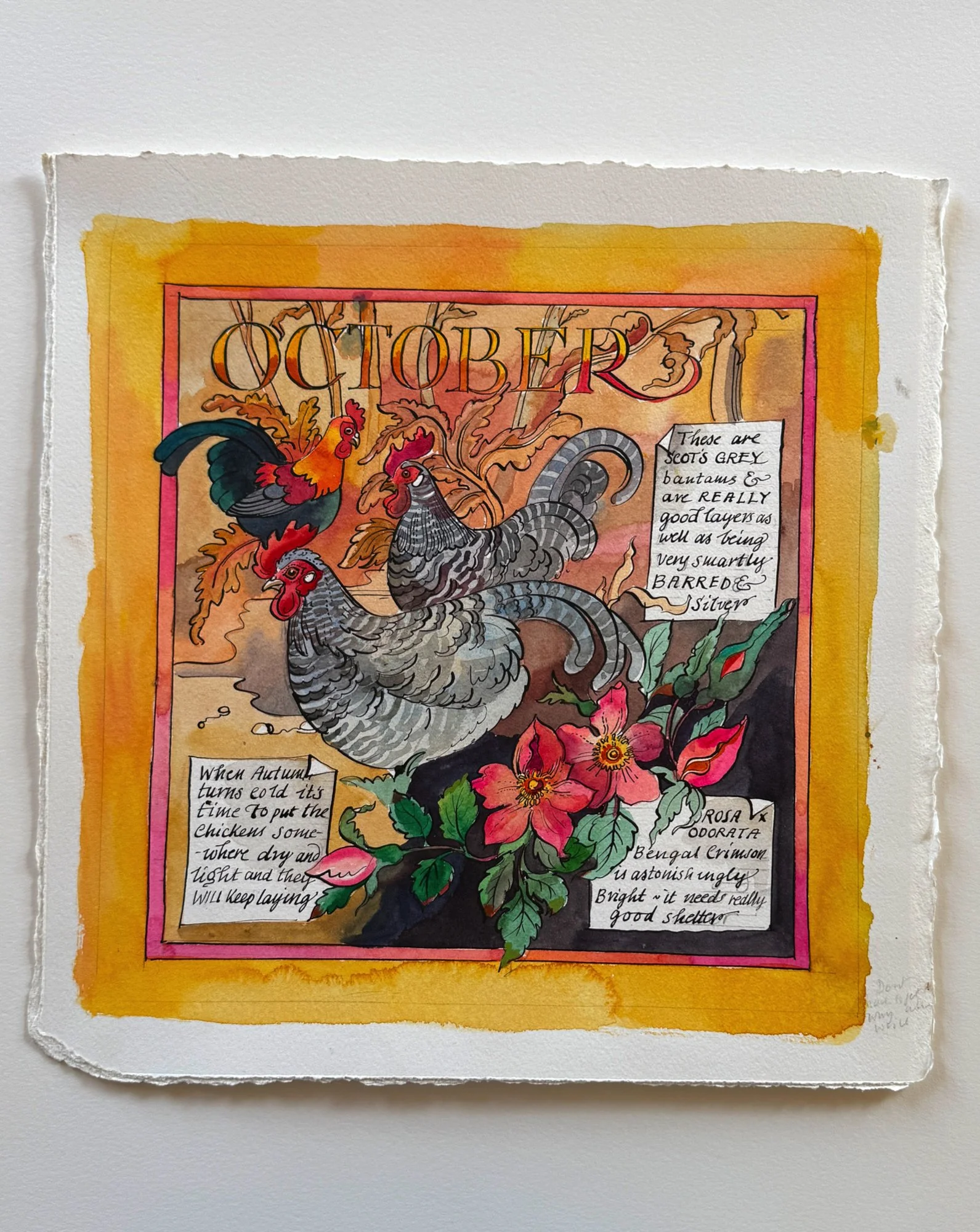 October - Calendar Artwork