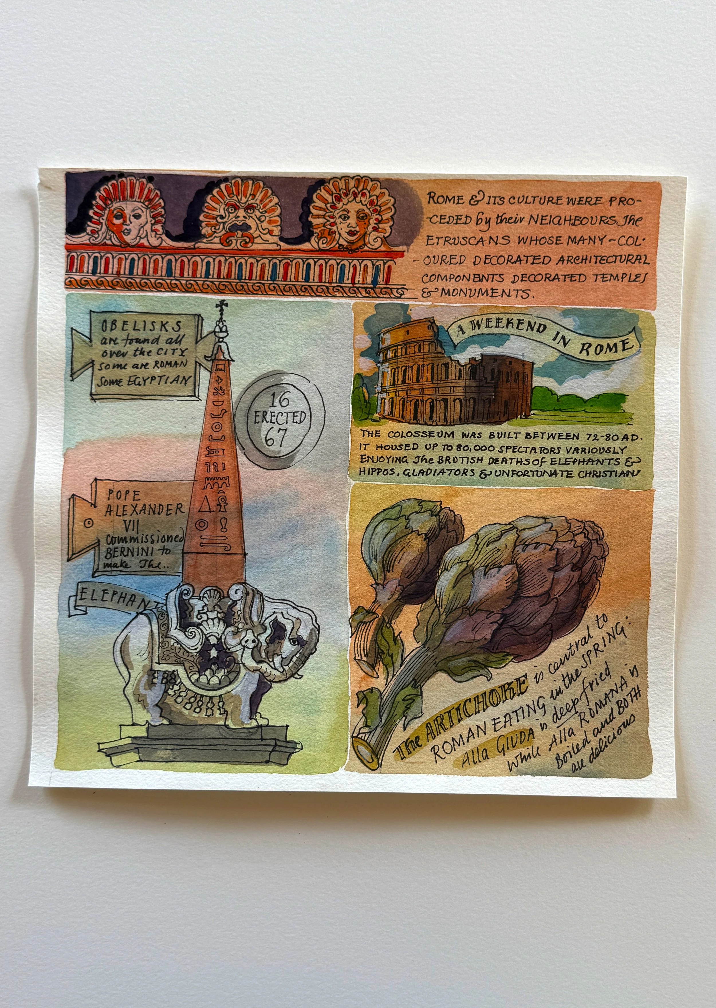 Rome - Calendar Artwork
