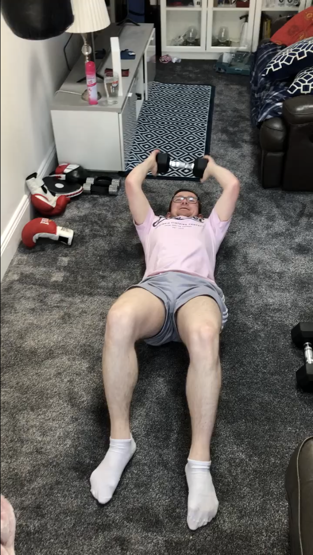 Home workouts with a visual impairment