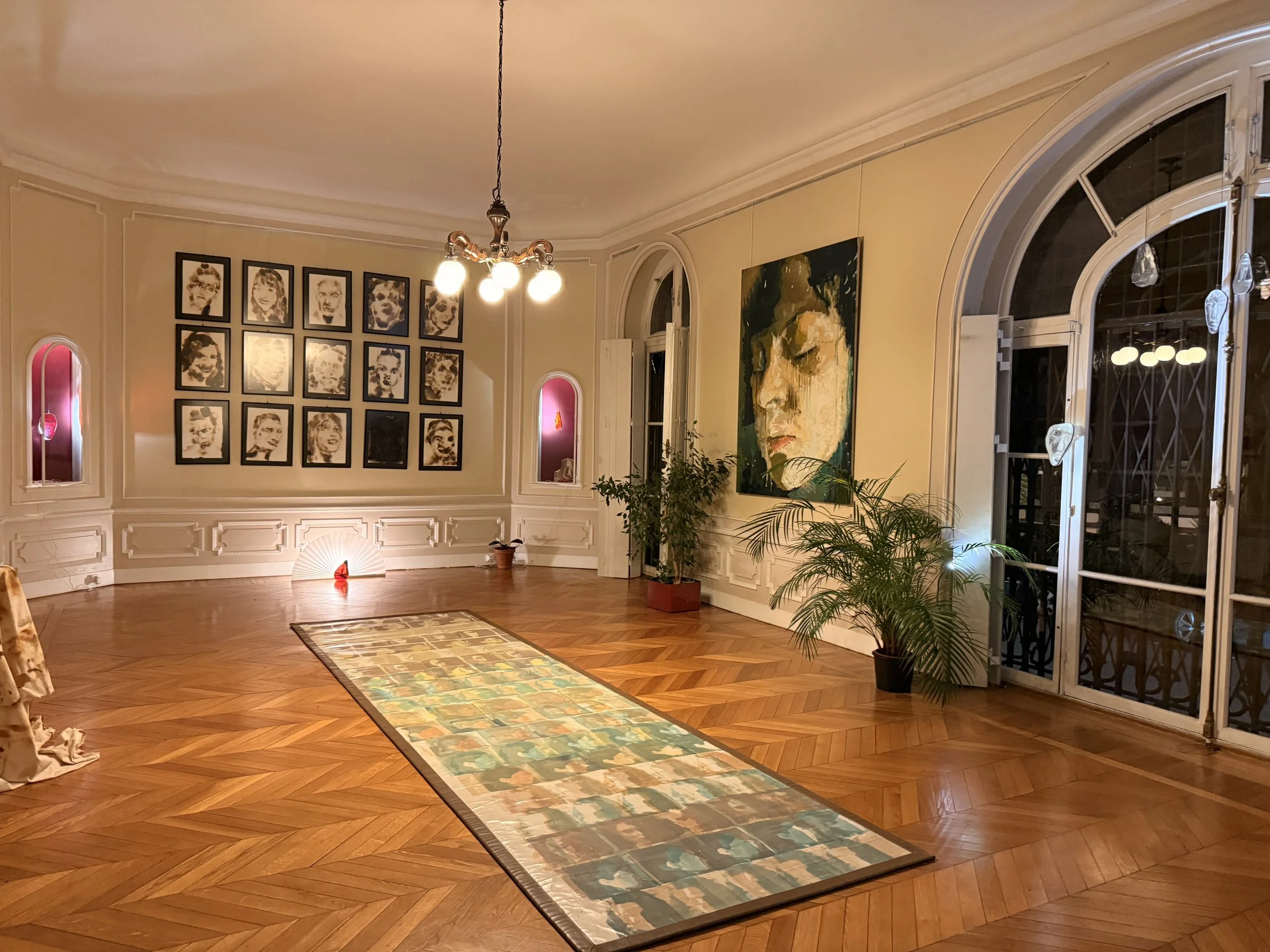 Installation view: 'Body of Fire' by Igor Josifov at the Macedonian Embassy in Paris, France. 2026

On view now   