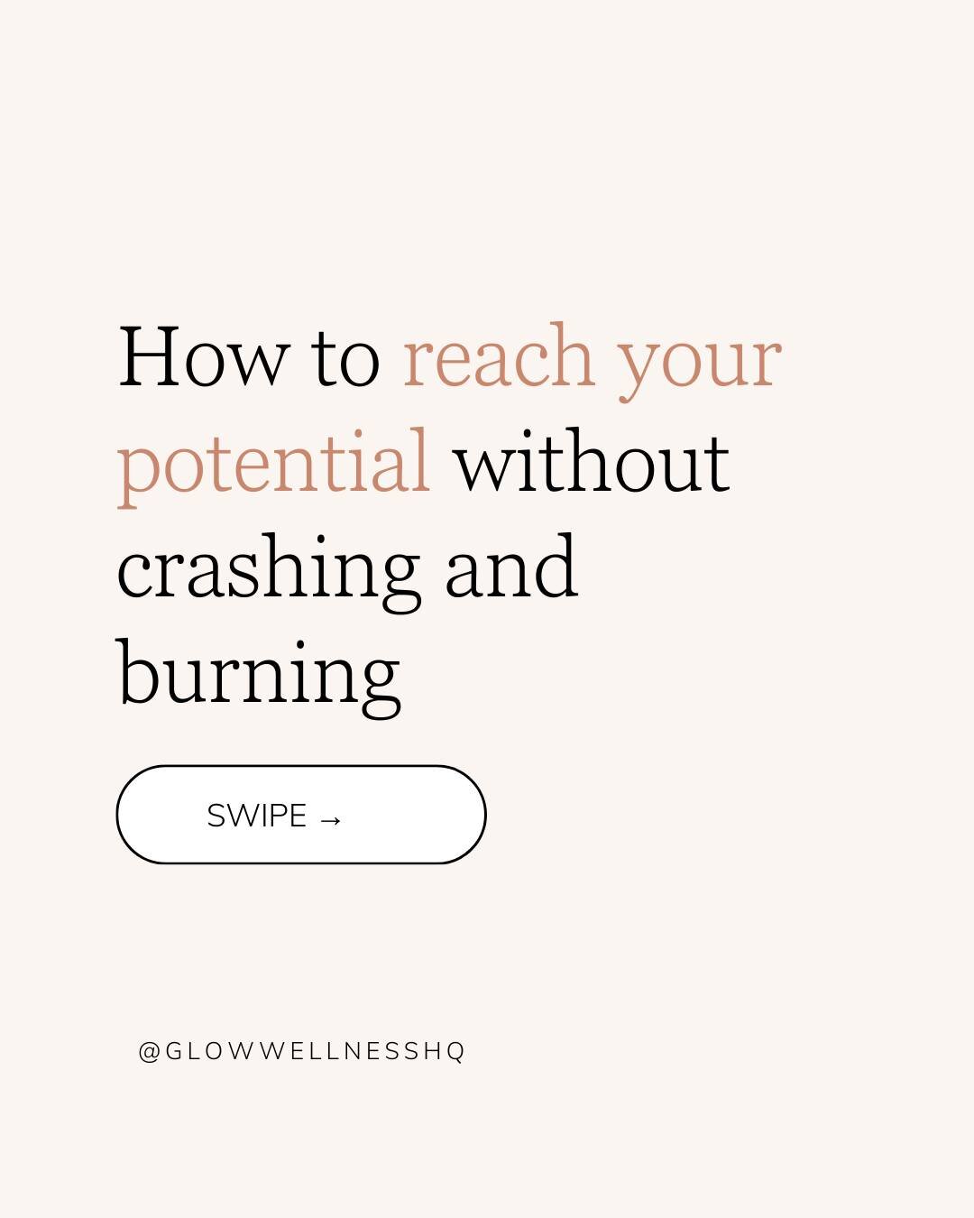 ✋ STOP SCROLLING ✋ If you want to reach your goals in 2024, then this post is for you 📈 As the new year rolls in, many of us are gearing up to start fresh with new goals, so save this post as a reminder on how to reach yours without burnout 🌟

If y