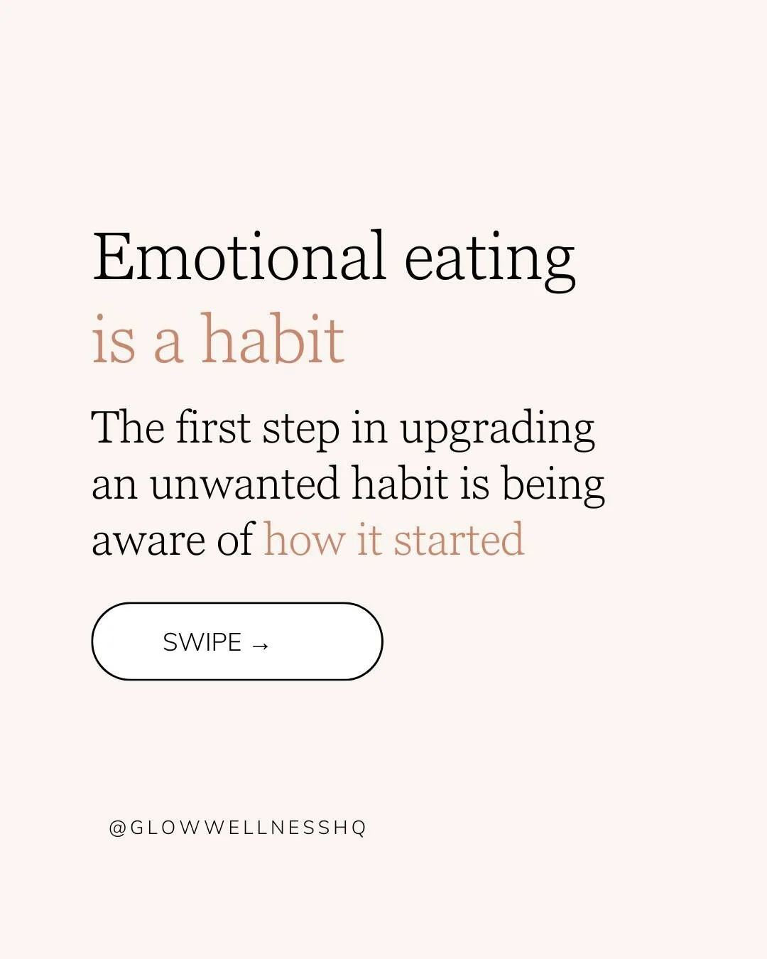 If you're an emotional eater, you're doing it for a good reason 🙂 HOWEVER, this strategy isn't working for you now AND over time it's been patterned in as an automatic behaviour 😕 SUDDENLY you have a problem and you're not sure how to fix it 🤔

So