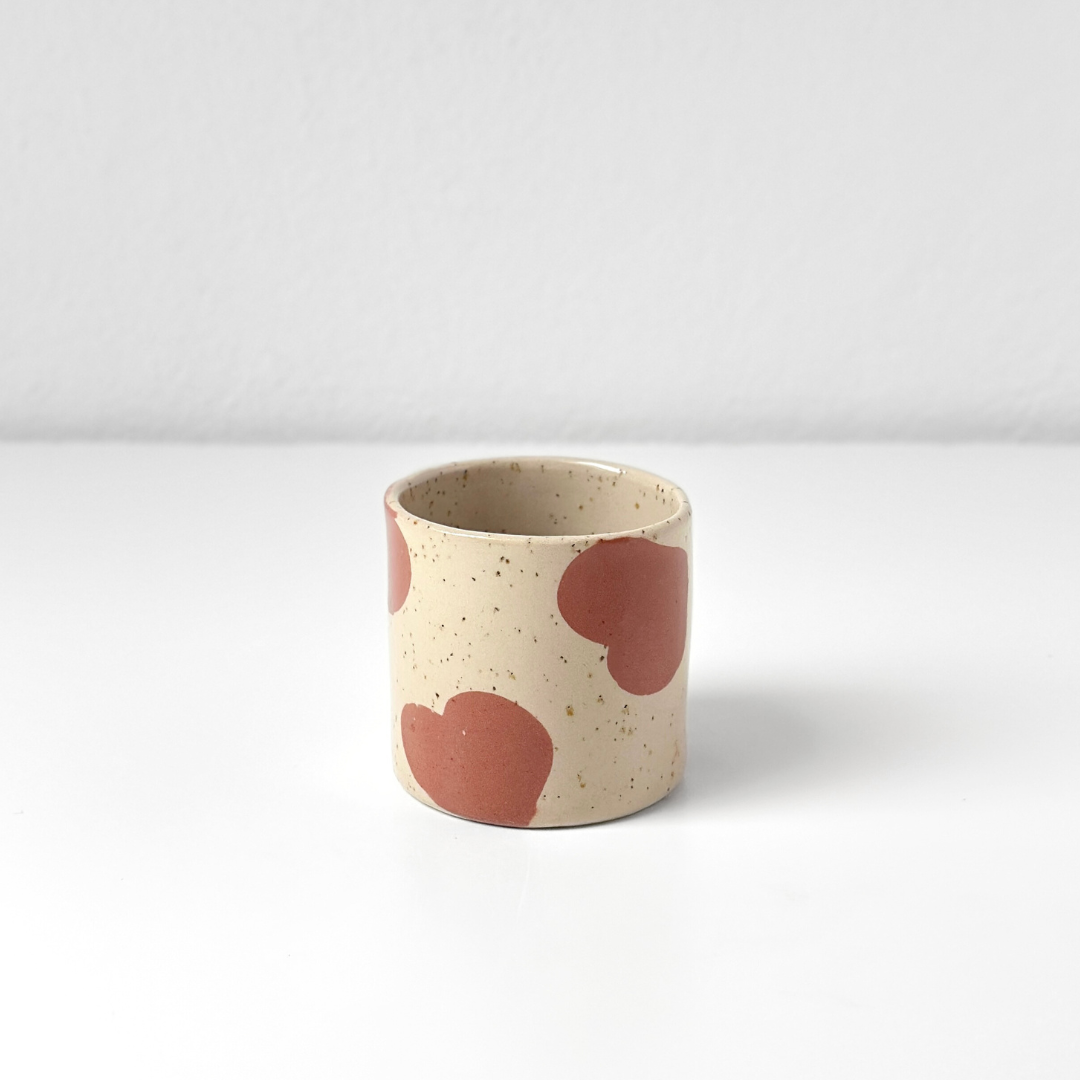 Nerikomi Heart Becher