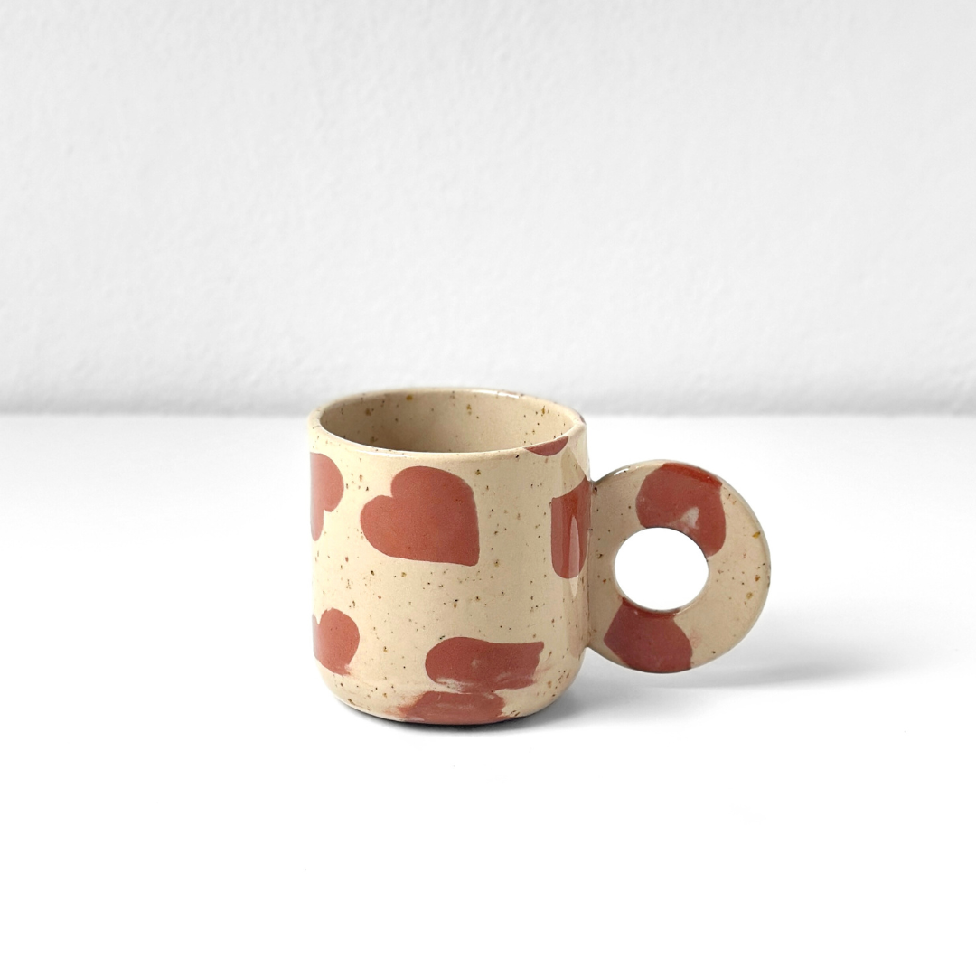 Nerikomi Heart Tasse