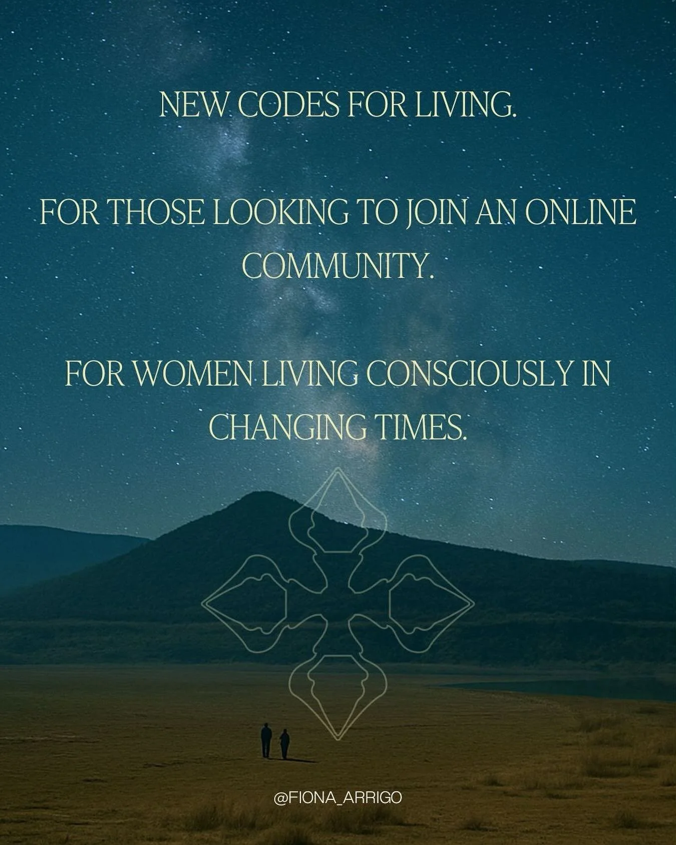 We are delighted to be reopening the Codes community again in January 2026. 

Codes is an online programme held by Fiona Arrigo running from January to June.

It was created as a space to pause, listen, and gently integrate, a monthly rhythm that sup
