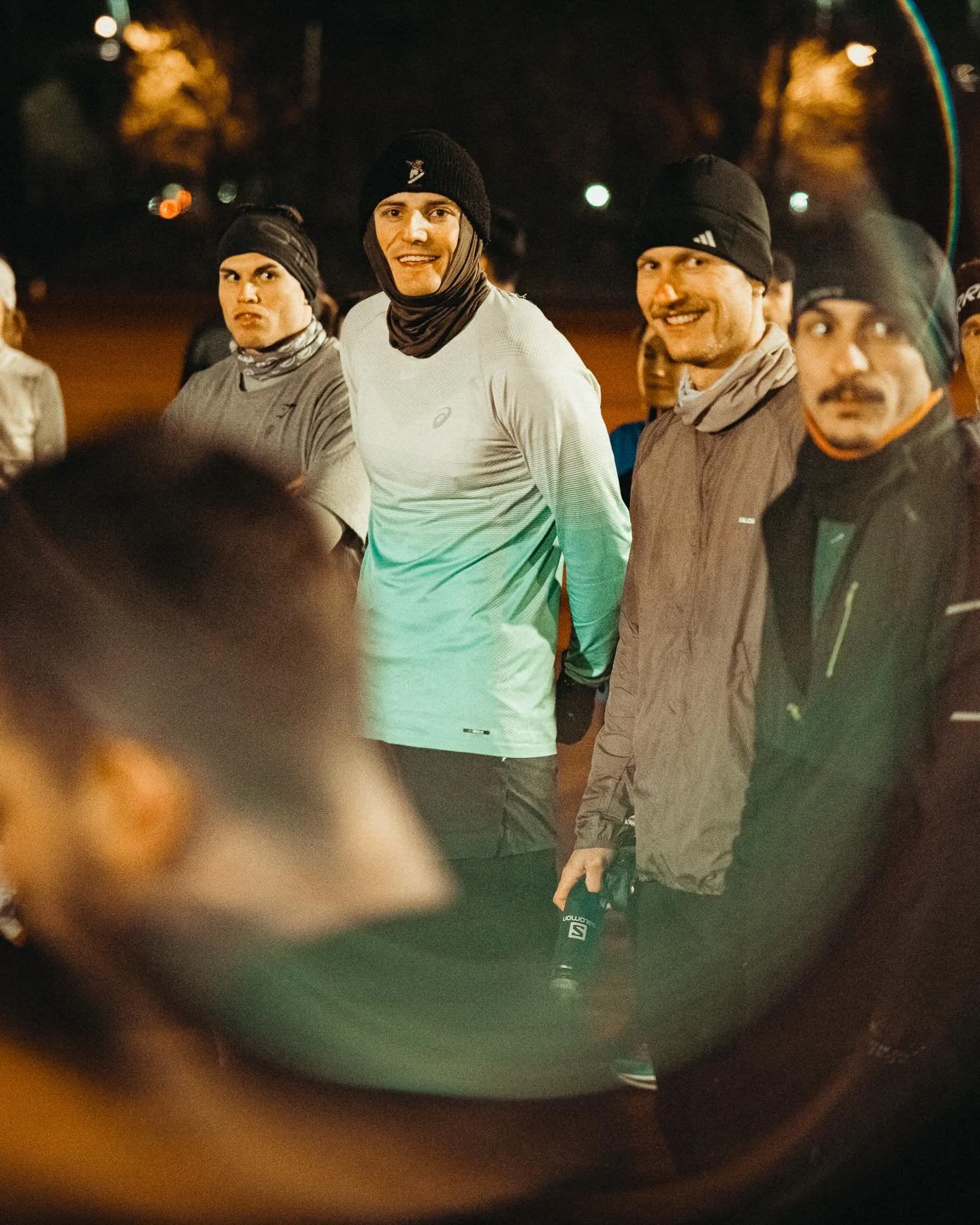 Track sessions always hit different. We are out here chasing splits and pretending the cold wind is just extra resistance training. One lap at a time. Legs burning, lungs working,  but vibes are immaculate.
Working for the glory at the finish line of