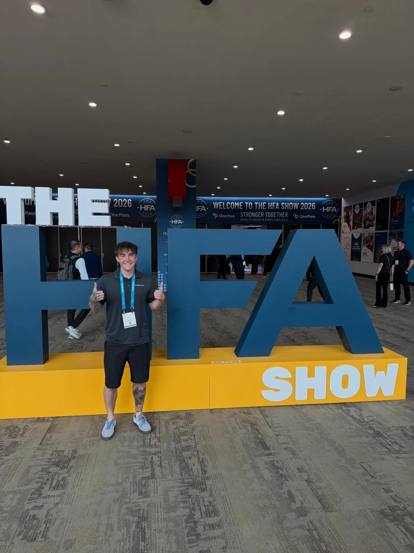 Sam and Luke&rsquo;s adventure at The HFA Show last week🤟🏻

&ldquo;My intuition is that as technology and AI are infused into all aspects of our lives (exercise and fitness included), we will place more and more value and importance into the human 