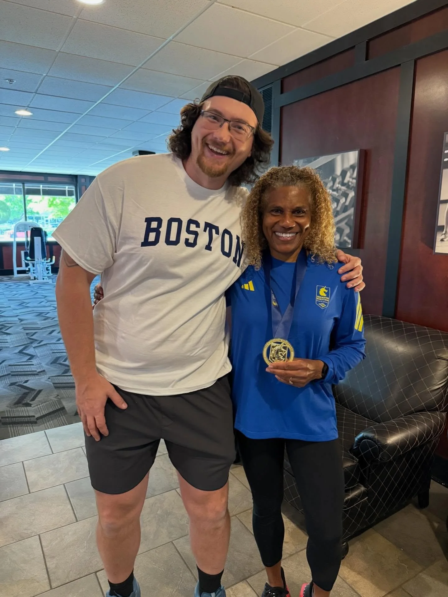 Congratulations to Pam Kendrick on running the Boston marathon last weekend! Her time was 4:28:51. She has her eyes set on London next year. We are so proud of her and in awe of her determination. #coolclients #bostonmarathon #running #strengthtraini