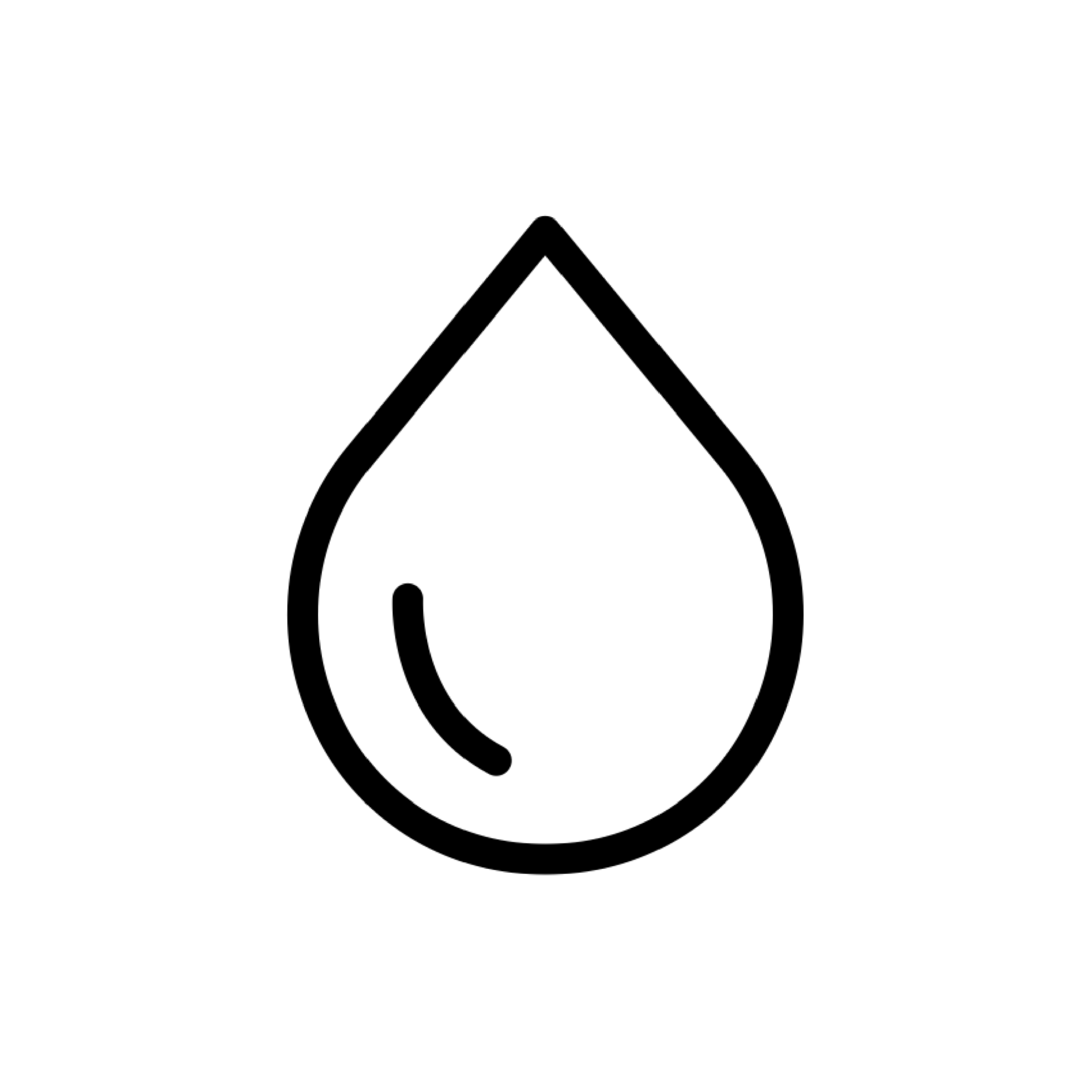 Black and white diagram of a stylized human figure with arms raised, head, and a circular shape on top of the head.