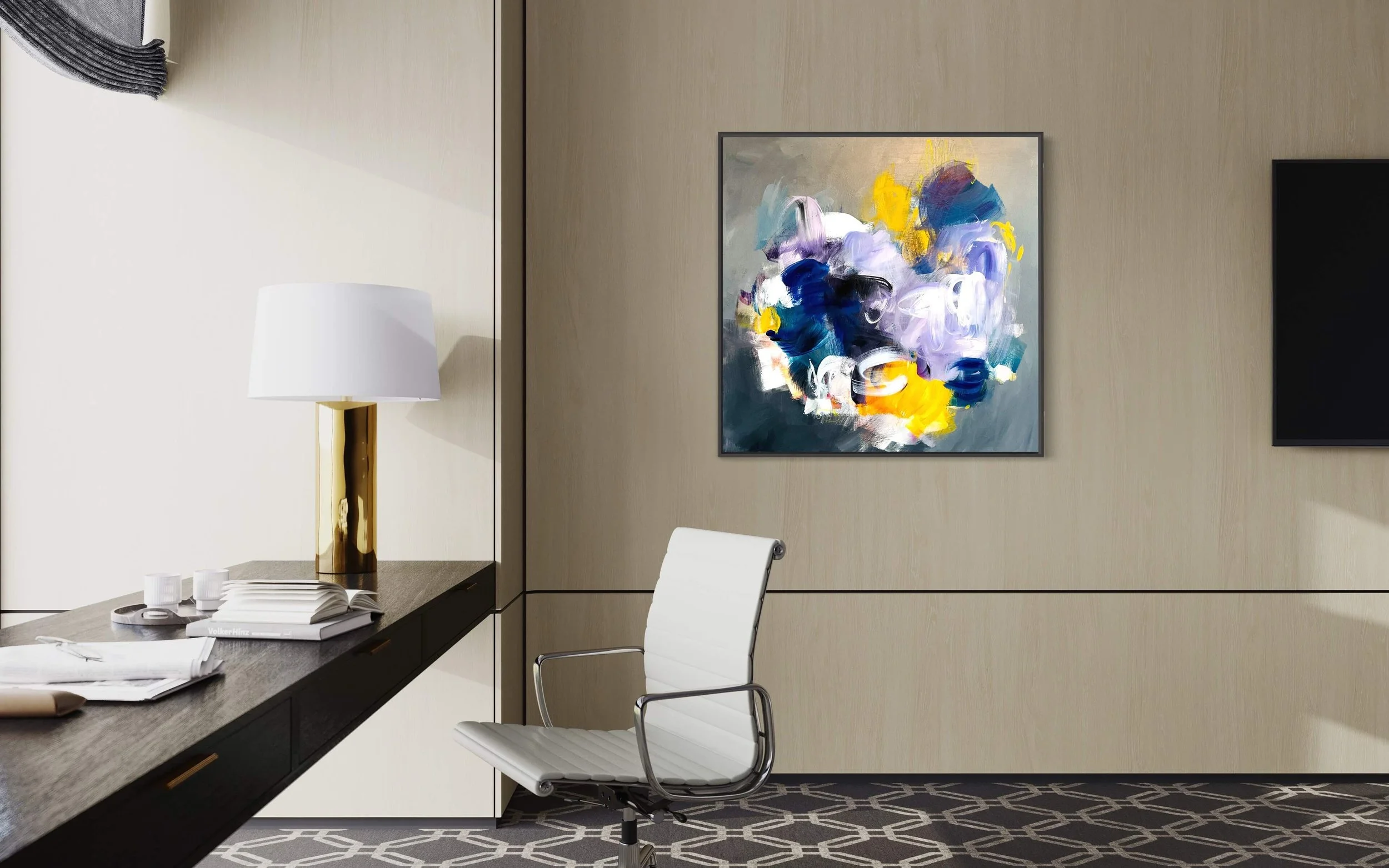 modern-painting-living -room-dining-room