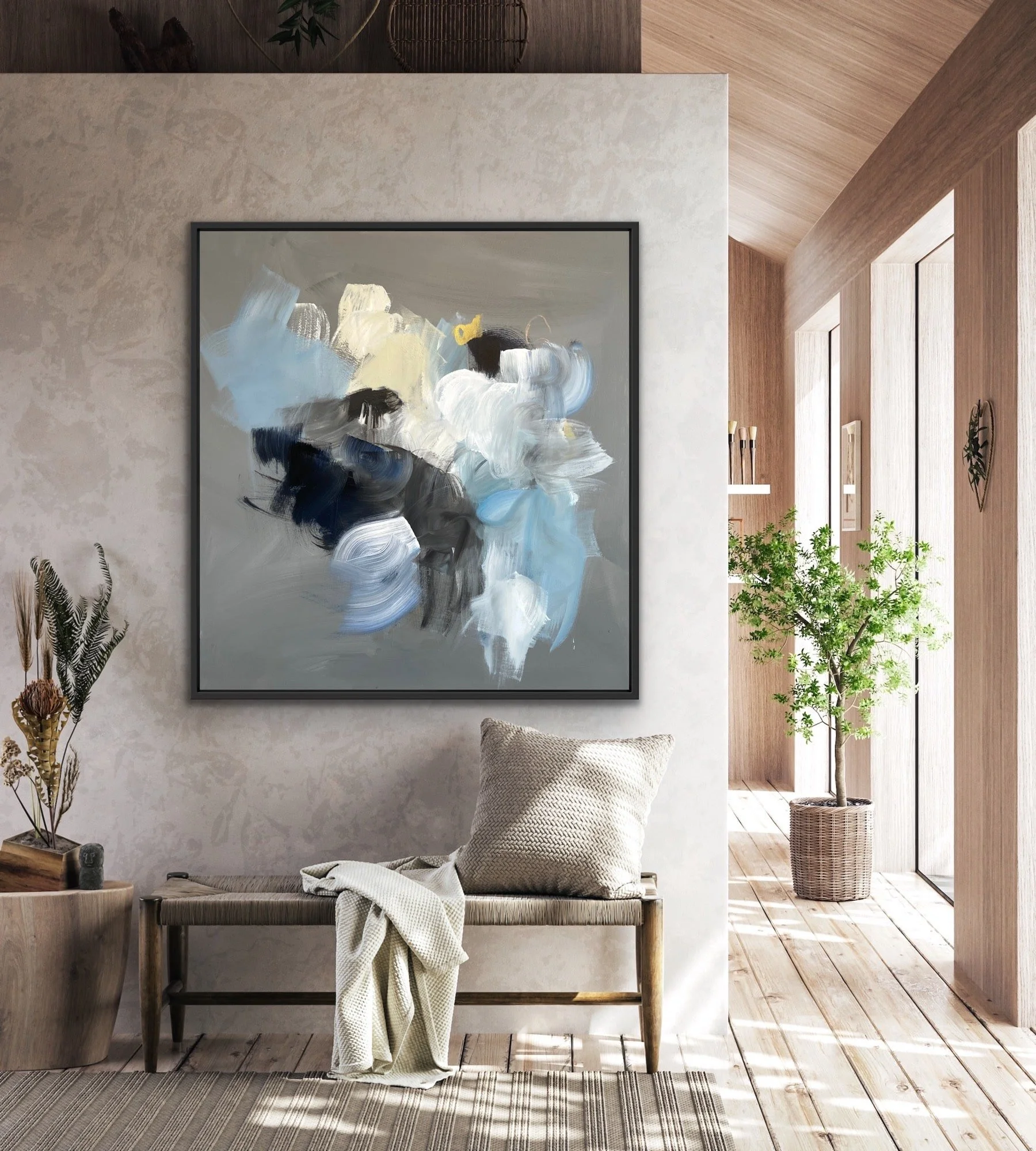 grey-abstract-large-painting-acrylic