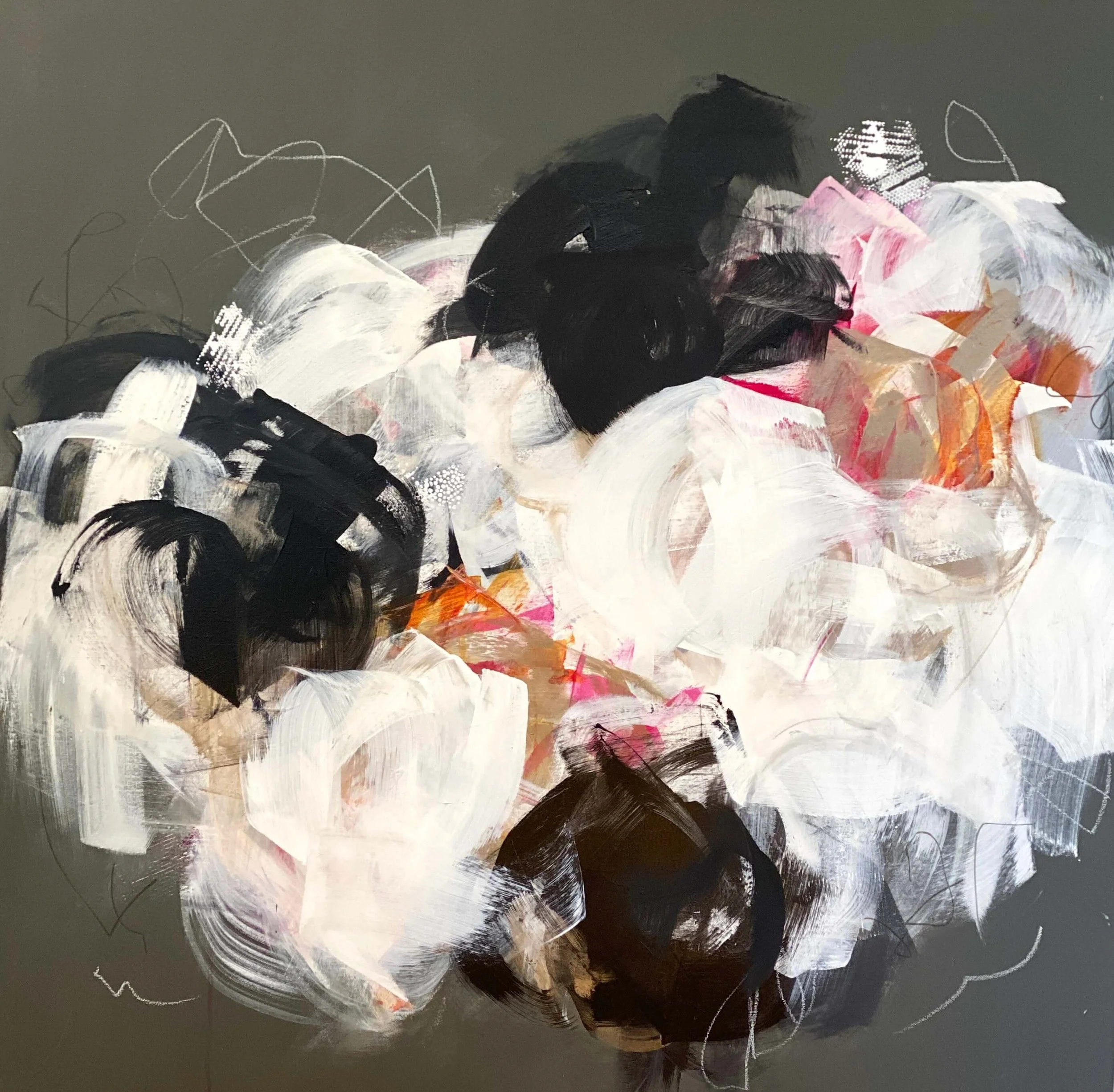 White Dove I 40 x 40 inches