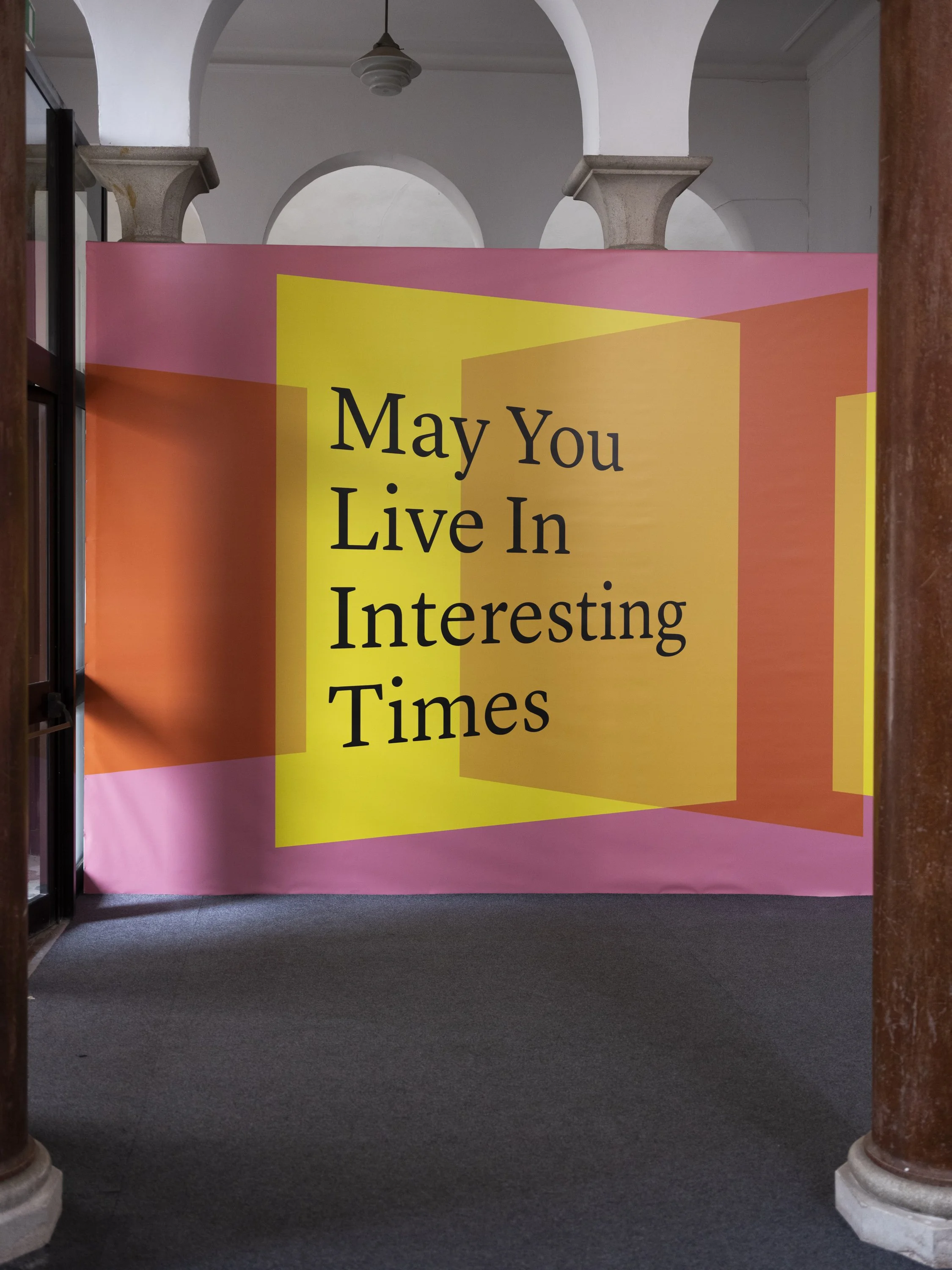 Venice Biennale Identity Design, Press banner