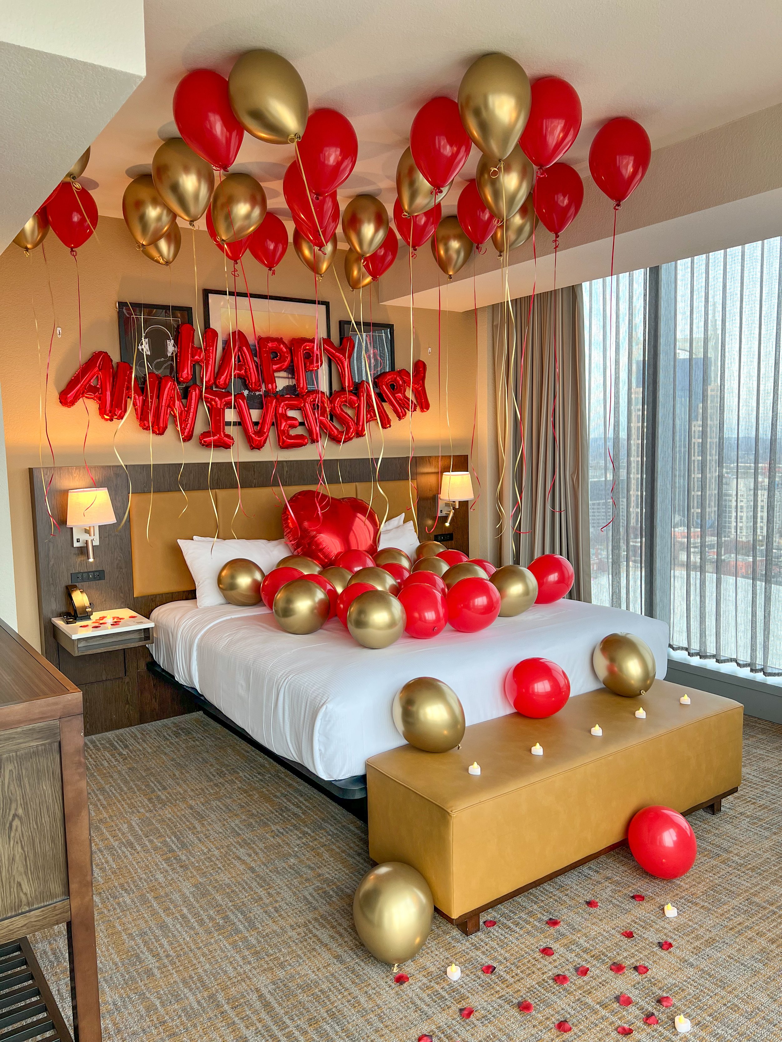 anniversary hotel setup nashville 